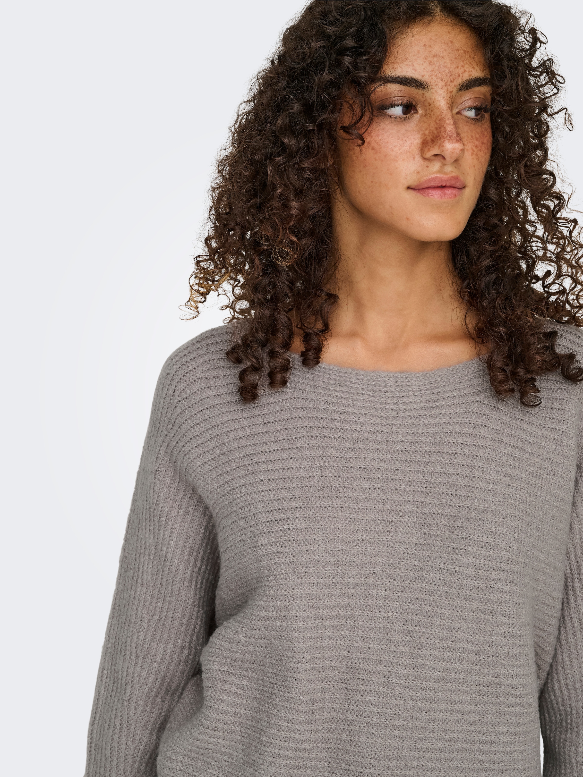 ONLY Strickpullover »ONLDANIELLA L/S PULLOVER KNT NOOS« Materialmix, regular fit