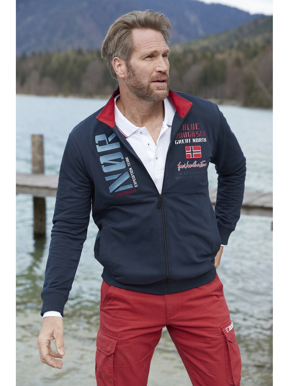 Jan Vanderstorm Sweatjacke »Sweatjacke TJARKE«