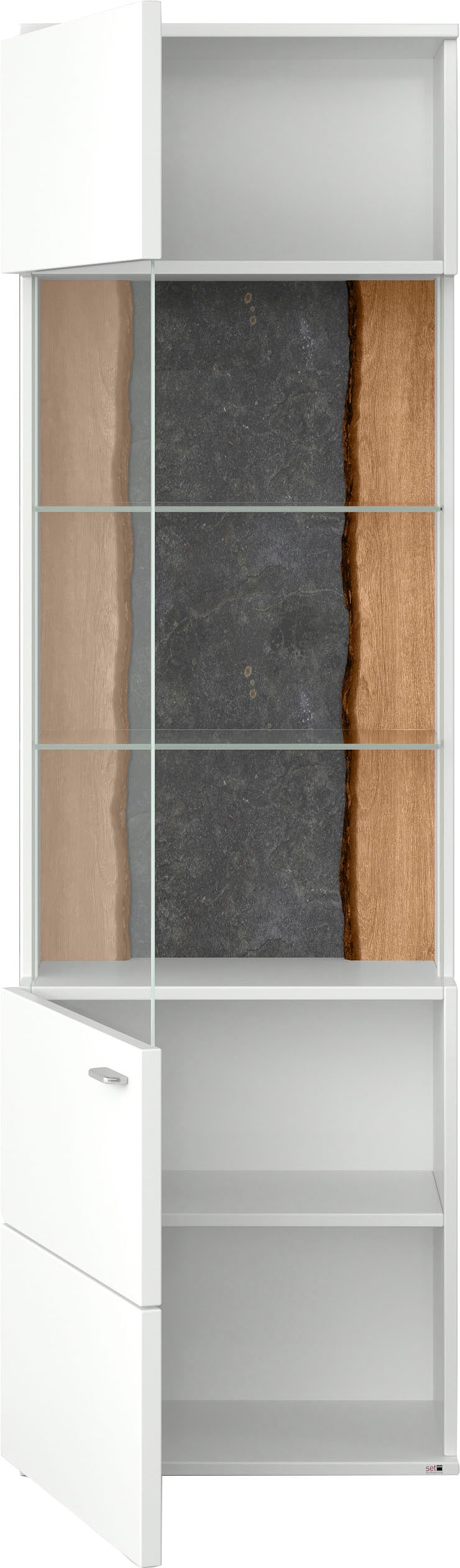 set one by Musterring Vitrine »TACOMA«, Typ 01, Höhe 207, 4 cm, mit  getönter Glastür auf Rechnung kaufen