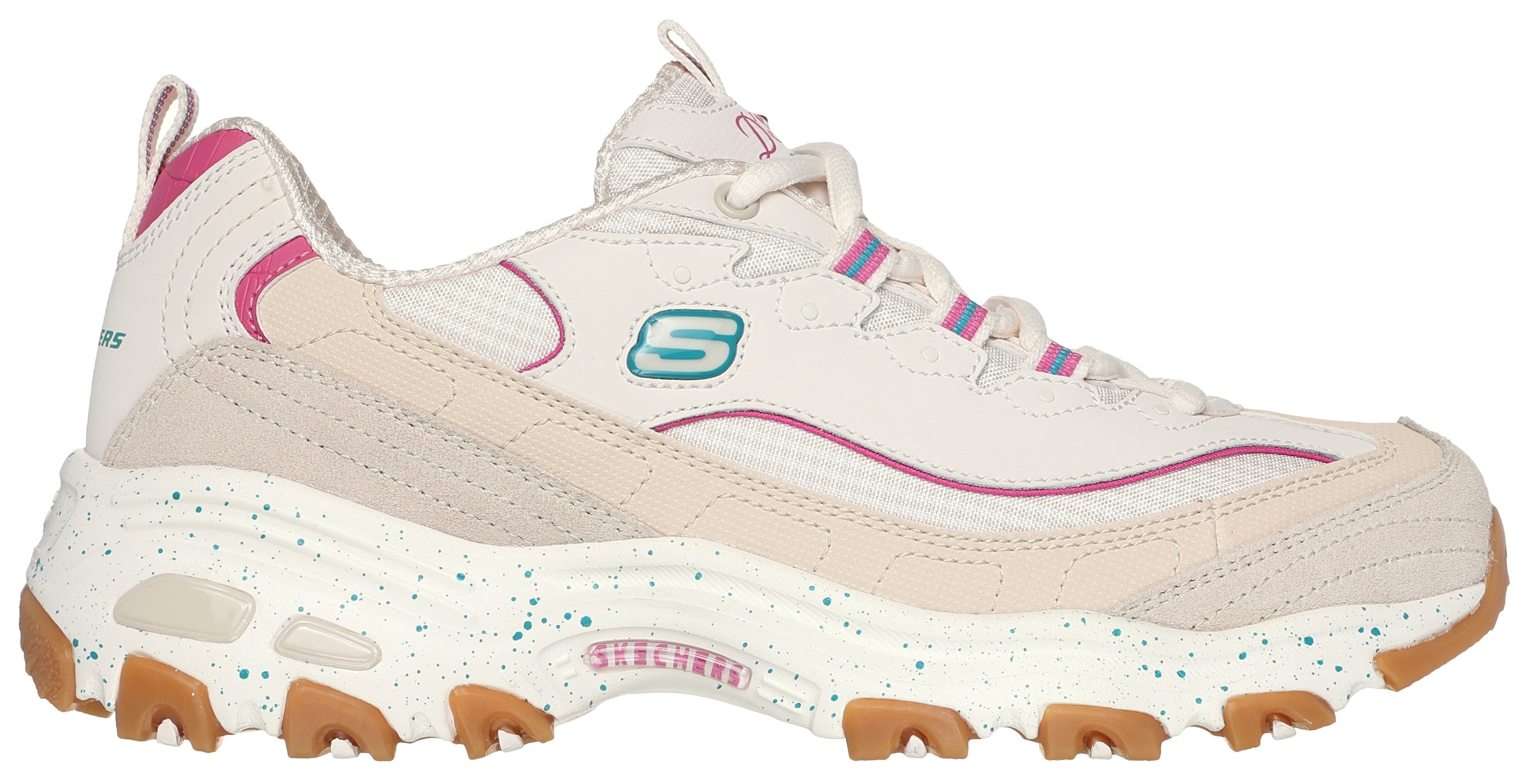 Skechers Sneaker »D'LITES-BOLD VIEWS«, Freizeitschuh, Halbschuh, Schnürschuh mit Air-Cooled Memory Foam