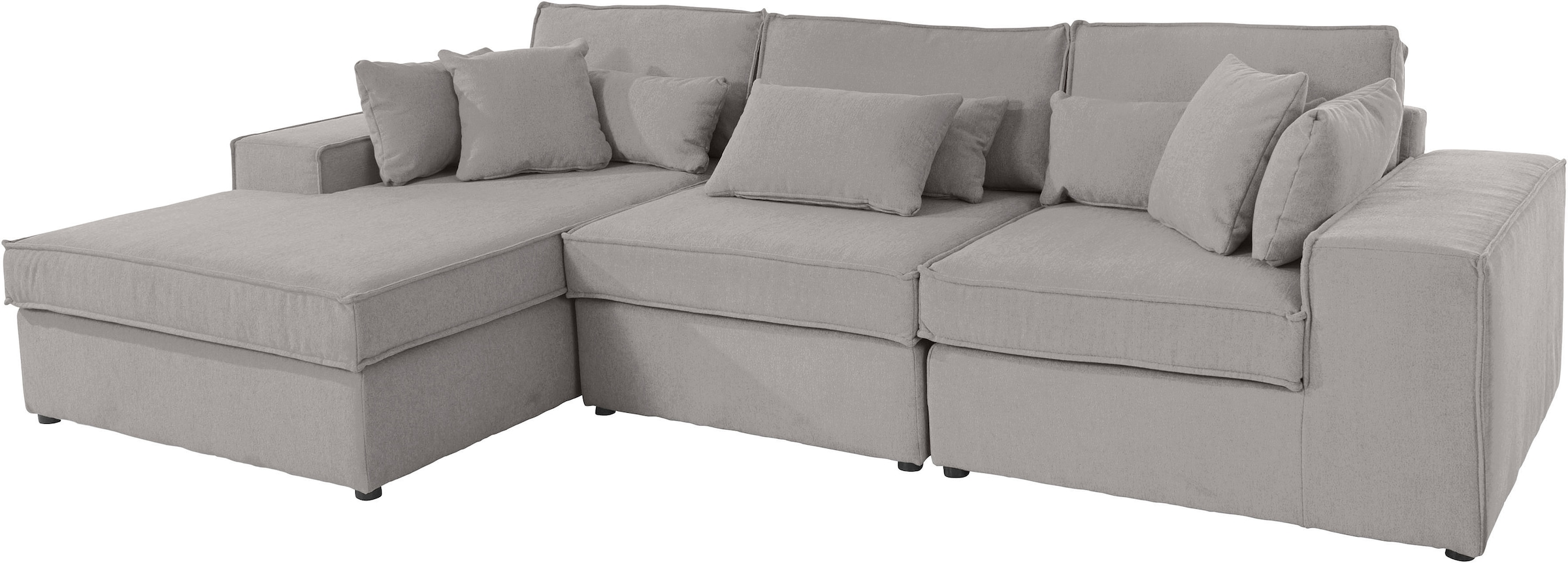 RAUM.ID Ecksofa »Florid L-Form«, 3 Teile, bestehend aus Modulen, viele Bezugsqualitäten, auch in Cord