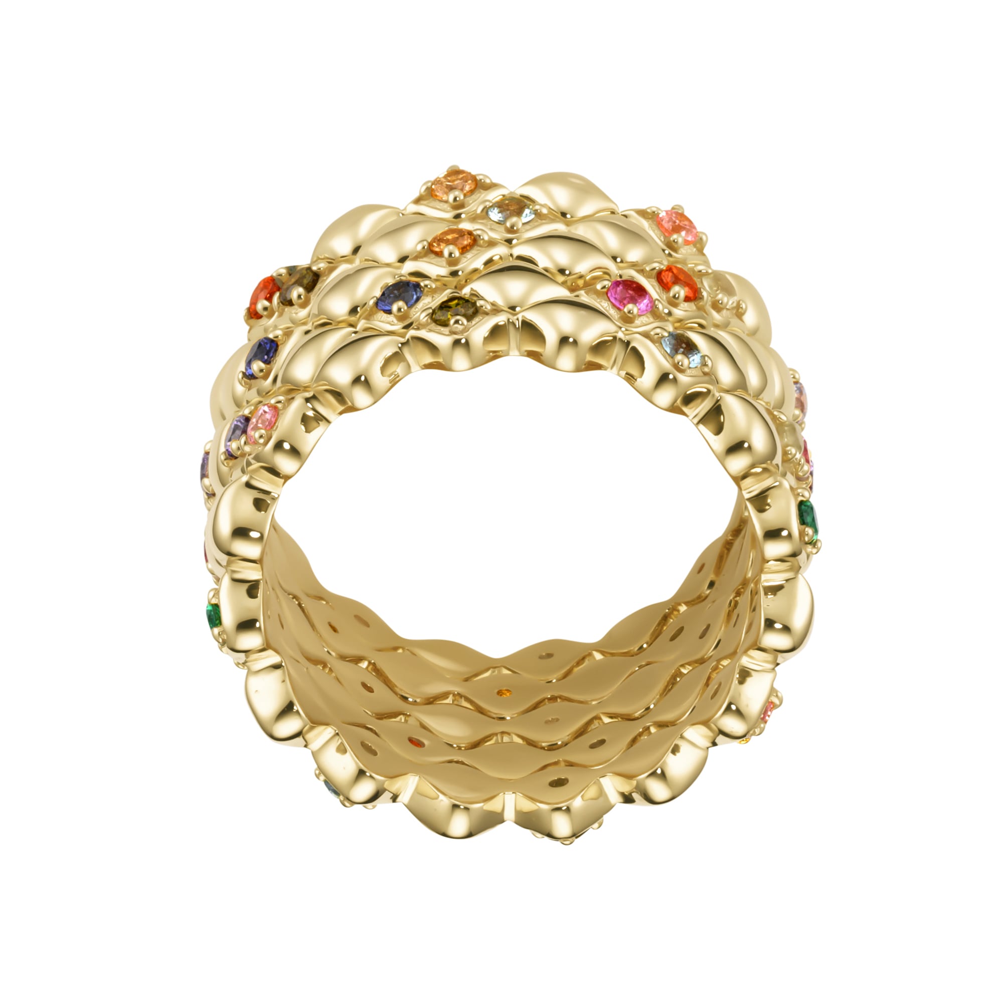 GIORGIO MARTELLO MILANO Silberring »Ring farbige Ziersteine, Silber 925«