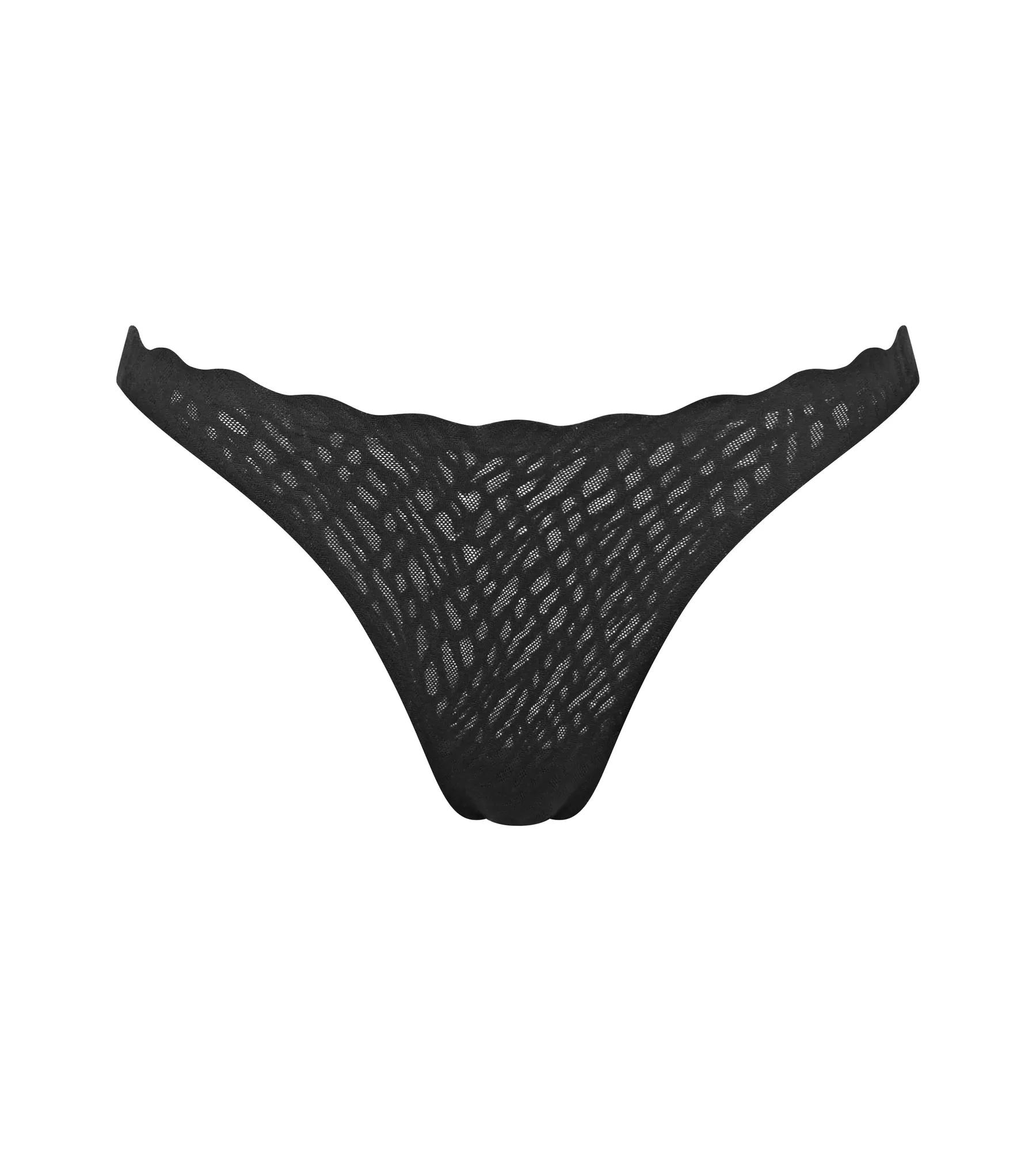 sloggi String »ZERO Feel Bliss« Stretch-Spitze, Grafikdesign, gewellter Bund, glatte Optik