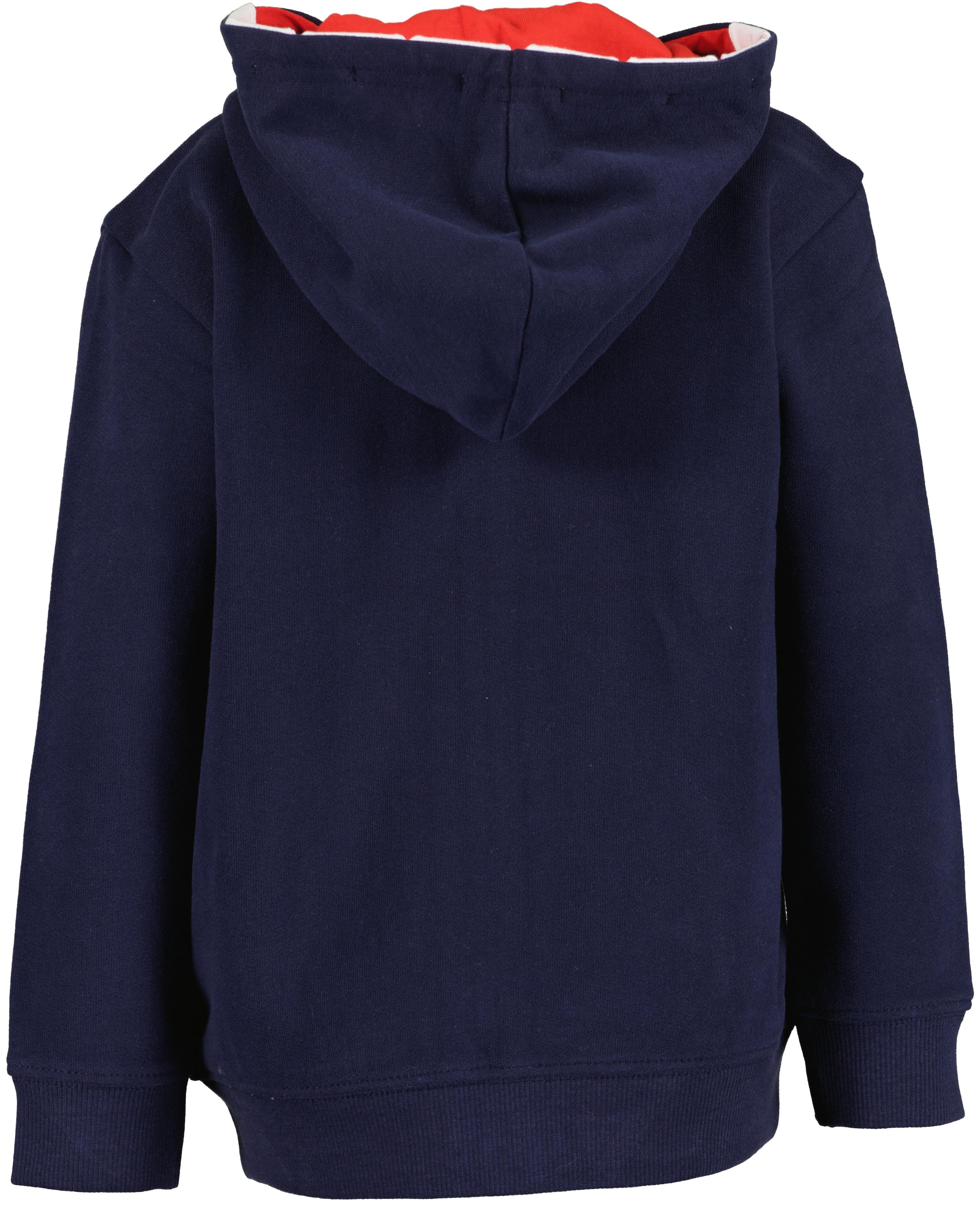 Blue Seven Sweatjacke mit besonderen Details an der Kapuze und kleiner Bruststickerei