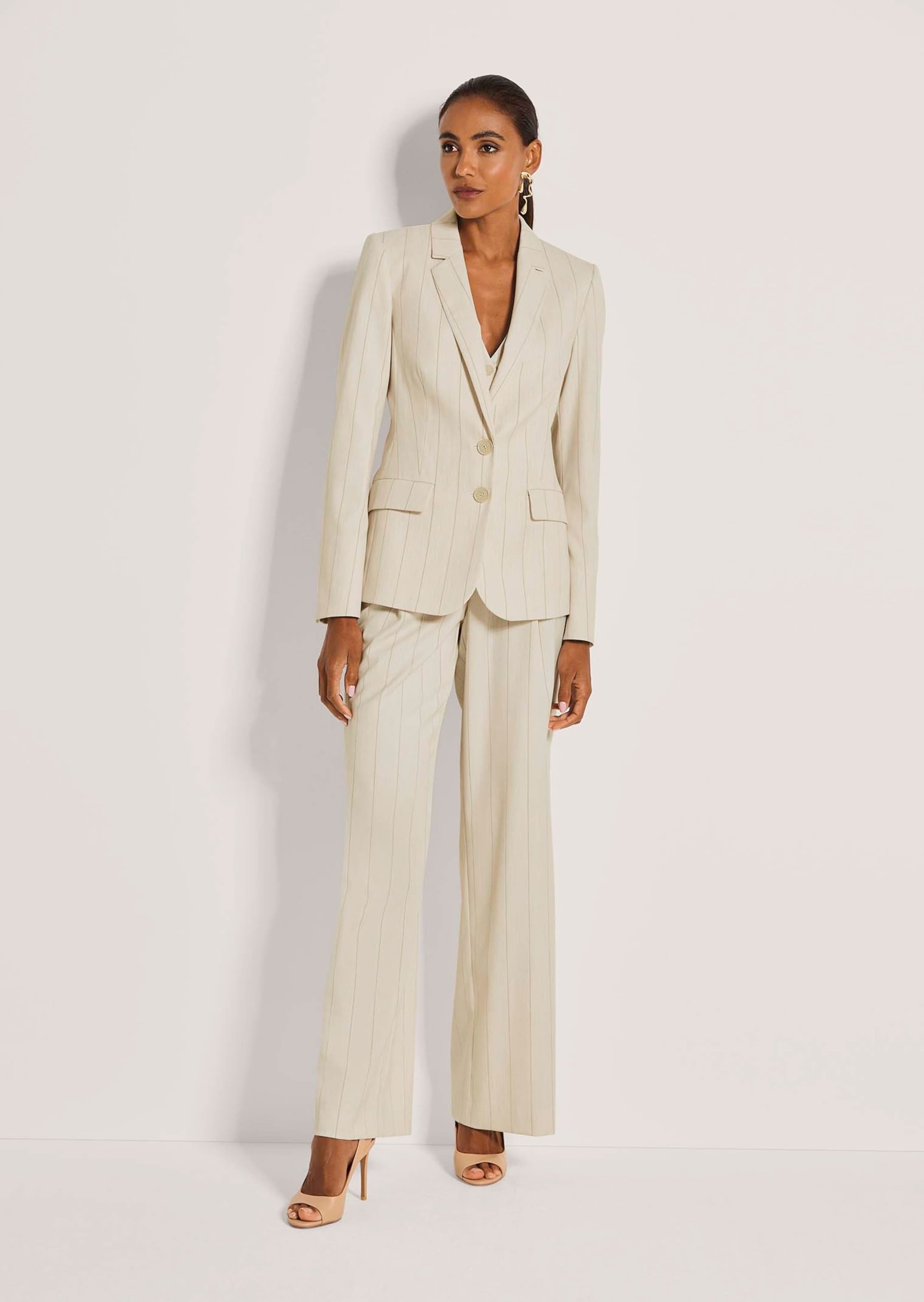 MADELEINE Jackenblazer »Blazer Longblazer mit Nadelstreifen«