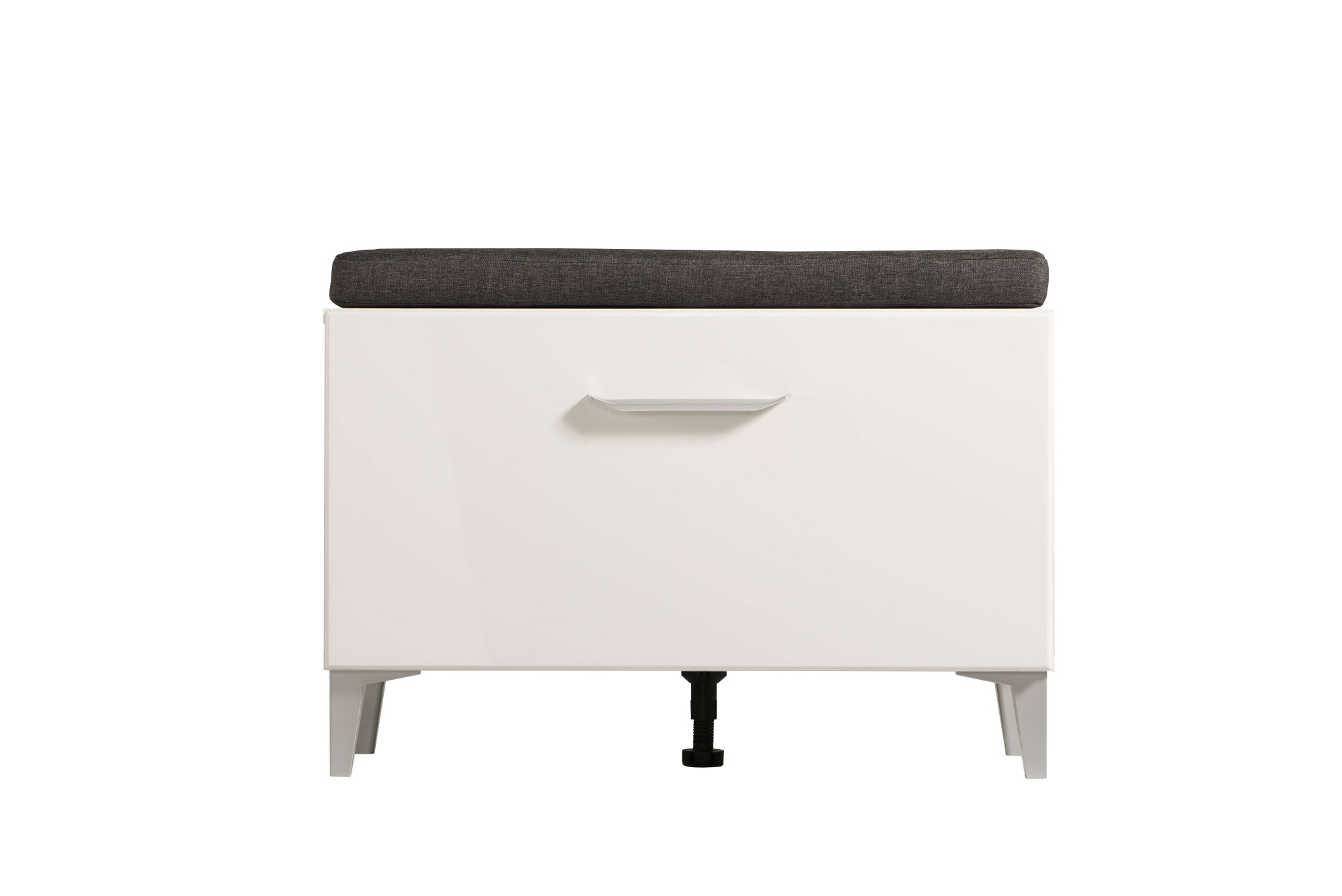 INOSIGN Schuhbank »Como, Schuhschrank, Schuhregal, Schuhtruhe, Breite 75 cm«, mit Sitzkissen und eine Klapptür, in Opaque Weiß