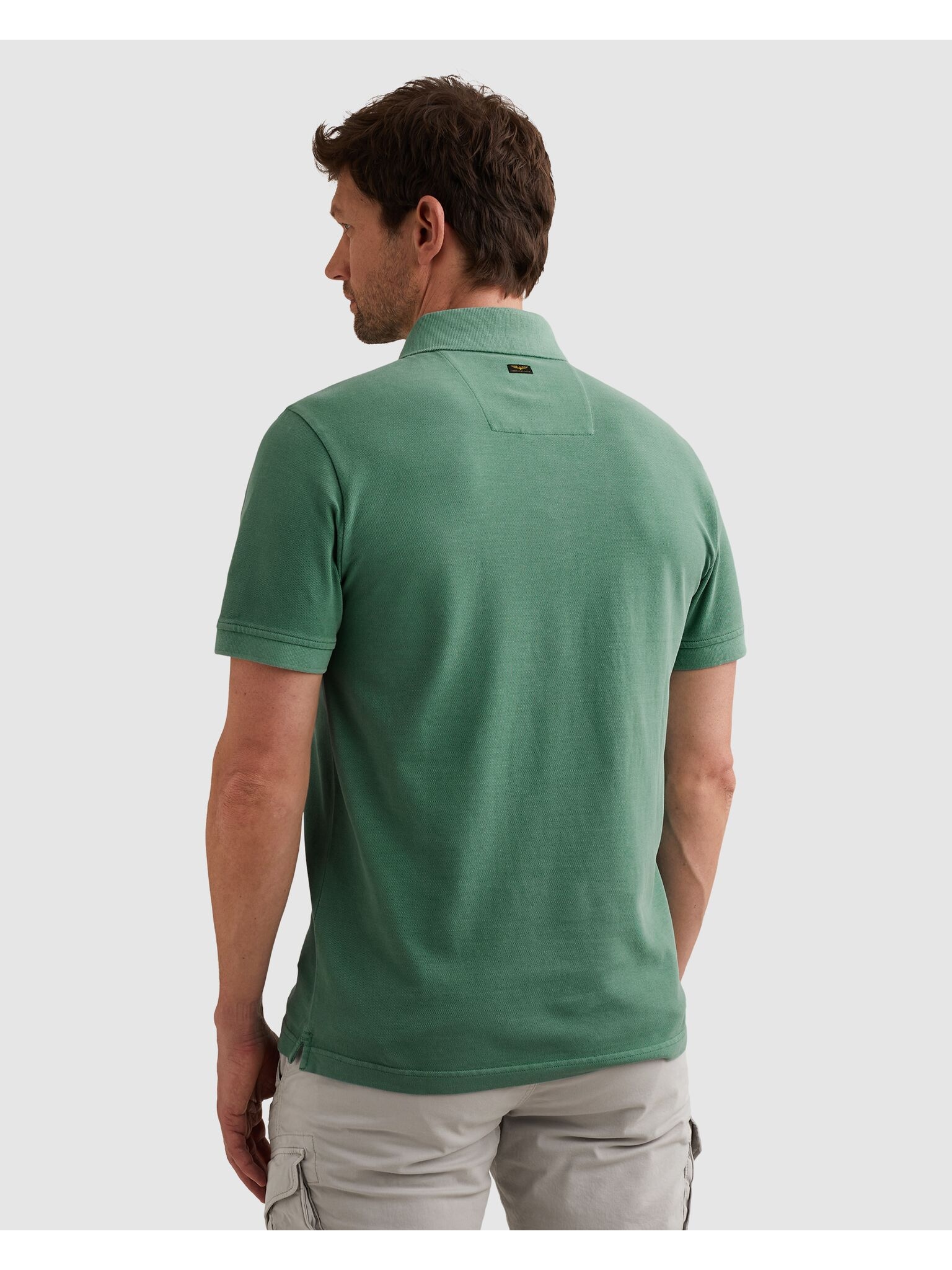 PME LEGEND Poloshirt »Short sleeve polo pique garment dyed« mit Logo Stickerei