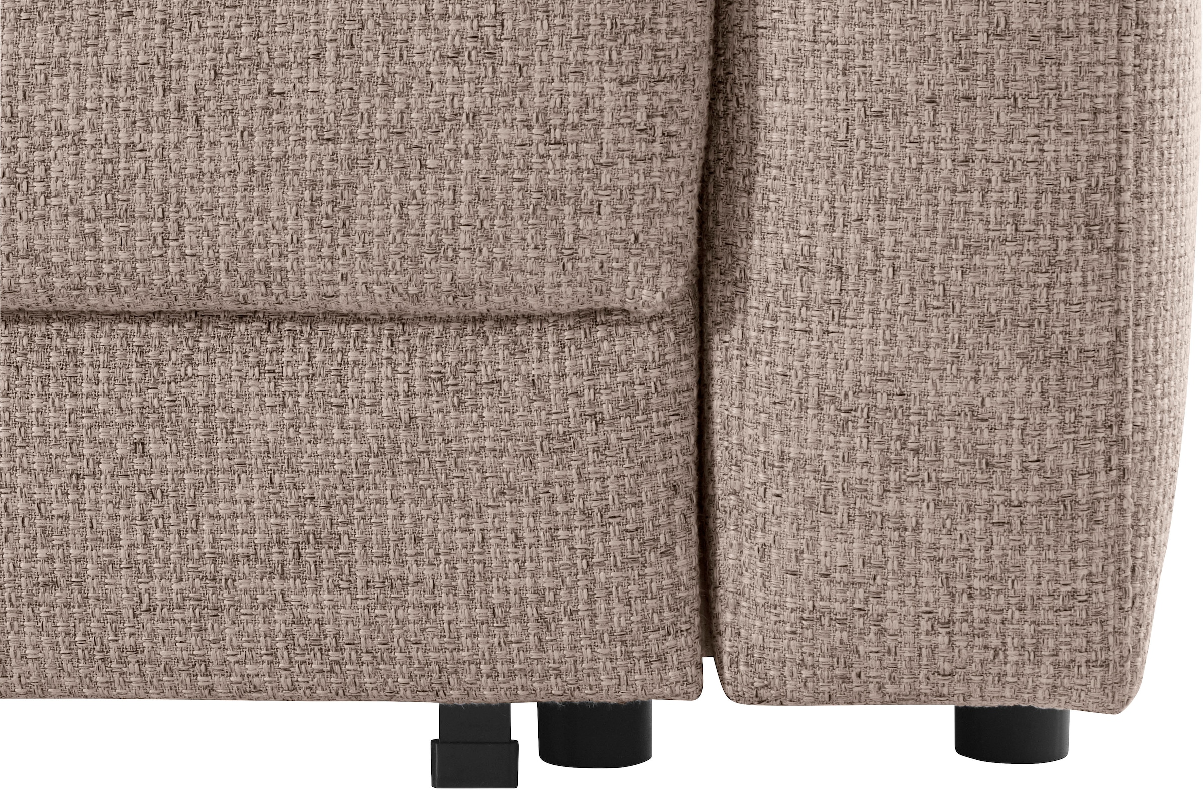 Places of Style Ecksofa »Bloomfield, bequem und elegant, L-Form«, wahlweise mit Bettfunktion und Bettkasten