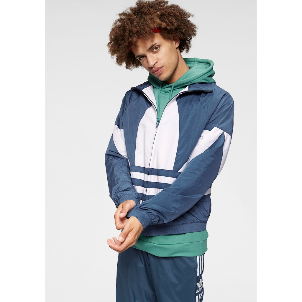 adidas Originals Trainingsjacke »BIG TREFOIL ORIGINALS JACKE«, ohne Kapuze