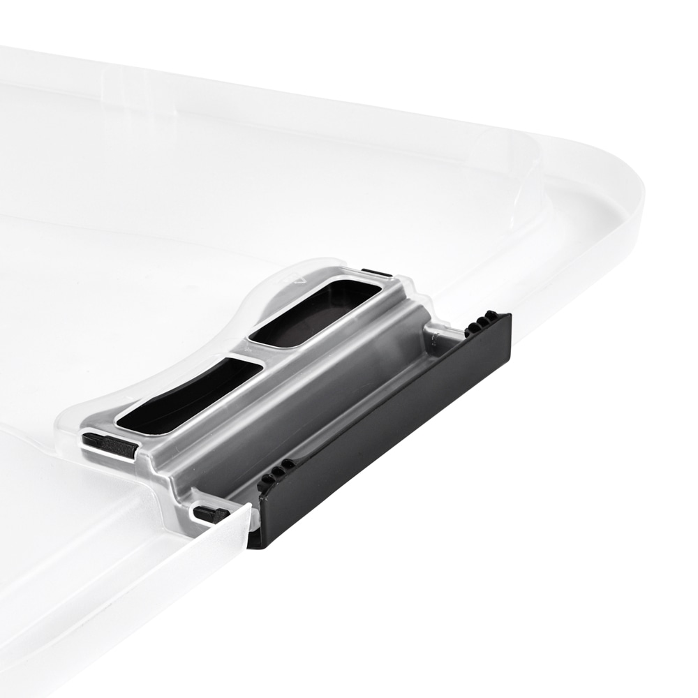 keeeper Aufbewahrungsbox »Cornelia, 4er Set,  52 L, 59,5 x 39,5 x 34 cm« durch Clips verschließbar, Griffe am Boden