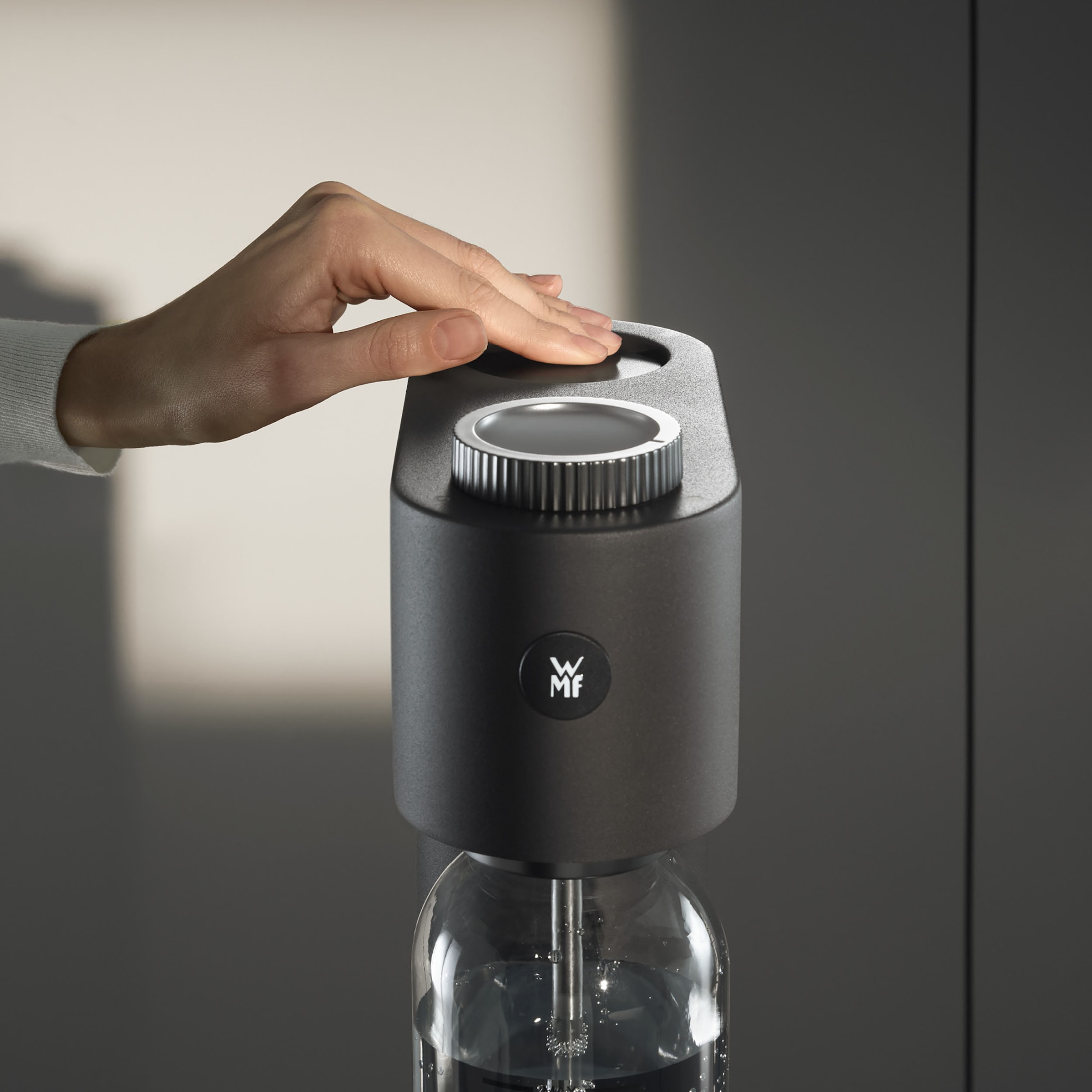 WMF Wassersprudler »Element One« 3 Sprudelgrade, vollautomatisches Sprudeln, Cromargan Edelstahlgehäuse