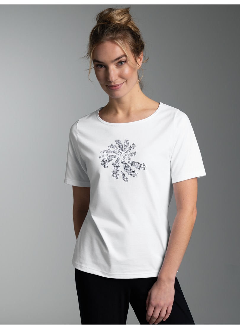 Trigema T-Shirt »TRIGEMA T Shirt mit Strass Motiv "Schnecke"« 1