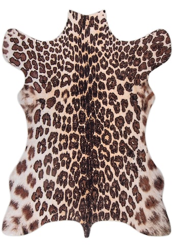 Living Line Fellteppich »Hunter Leopard«, fellförmig, 7 mm Höhe, Kunstfell, bedruckt,... kaufen