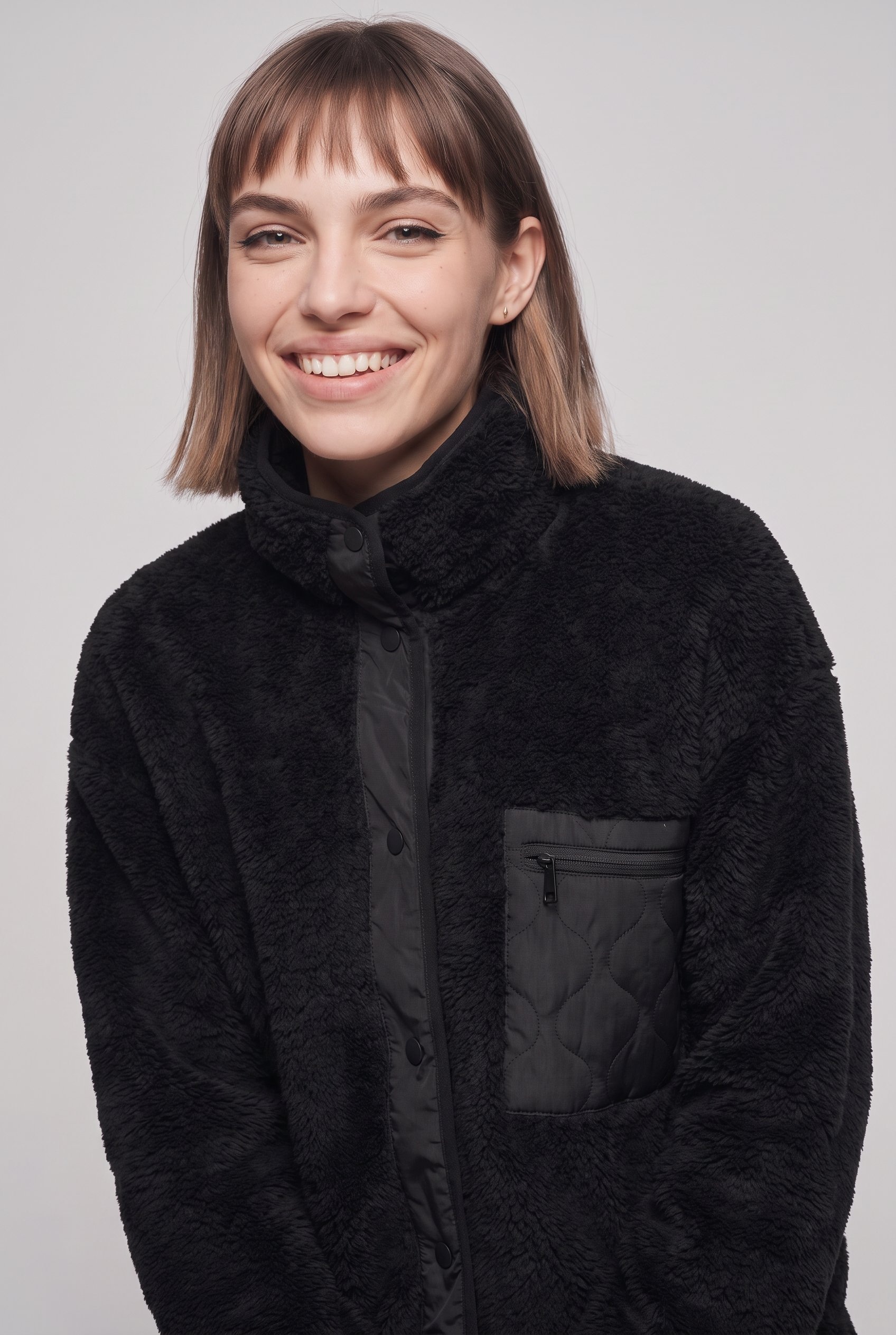 ONLY Plüschjacke »ONLCONTACT LIFE OVERSIZED CC OTW« ohne Kapuze Kunstfaser