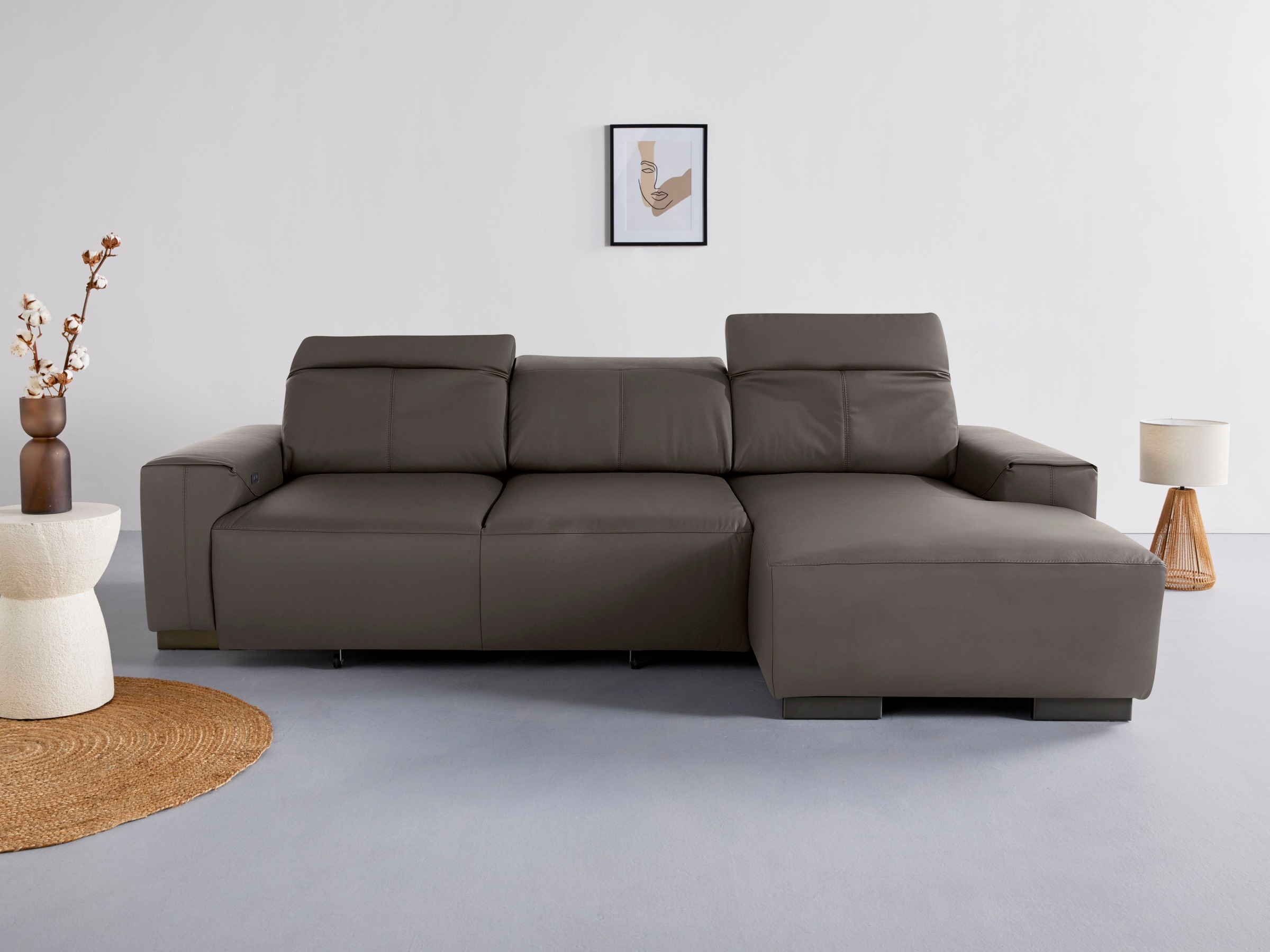 | Sitztiefenverstellung elektrischer COTTA online mit »Catania«, bestellen und UNIVERSAL Kofteilverstellung Sofa