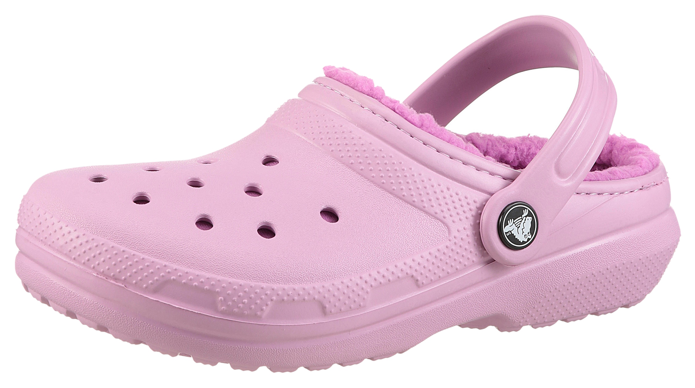 Crocs Clog »Kids Classic Lined Clog«  Hausschuh, Pantoffel, Schlappen mit Warmfutter