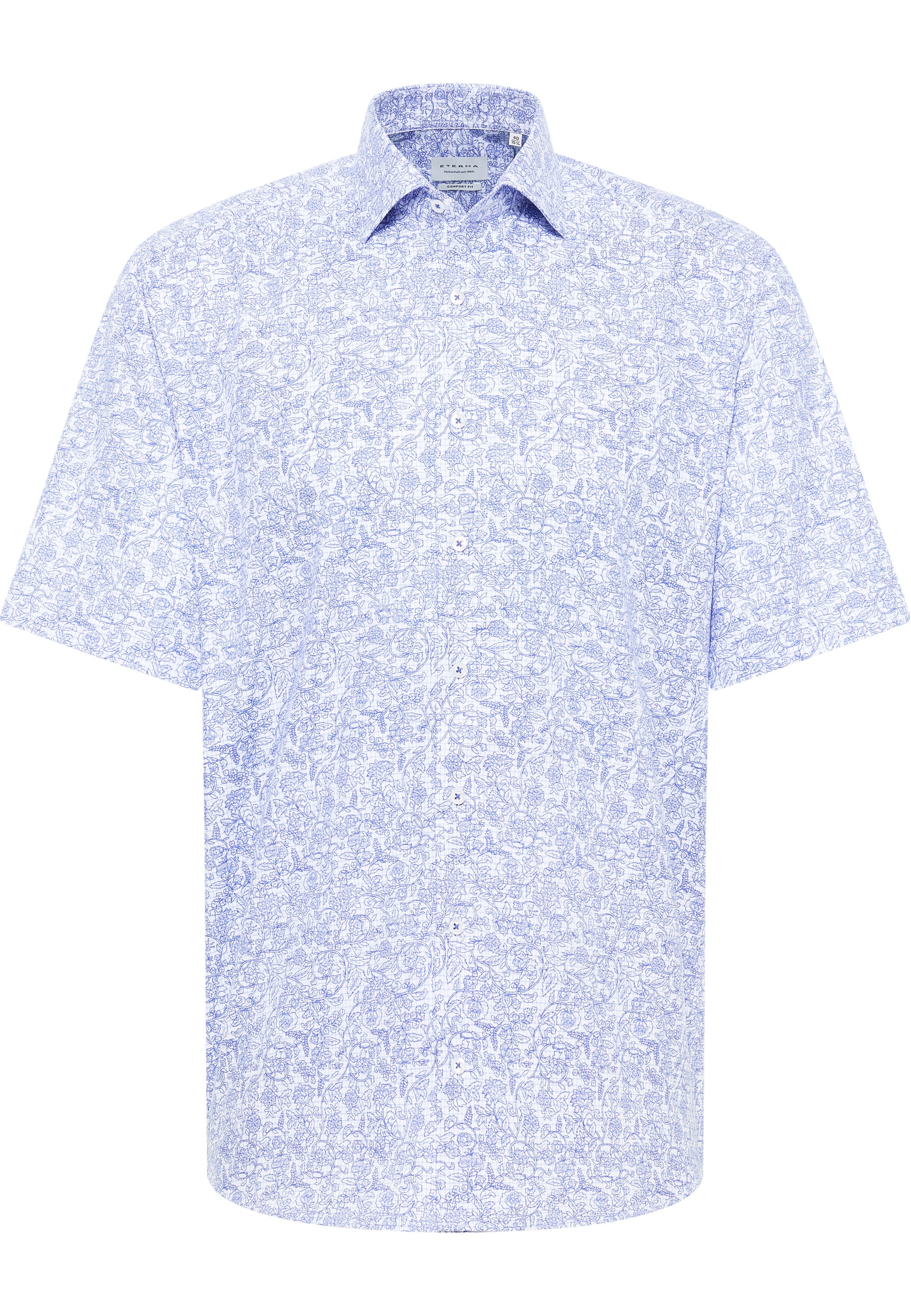 Eterna Kurzarmhemd, NON IRON (bügelfrei)