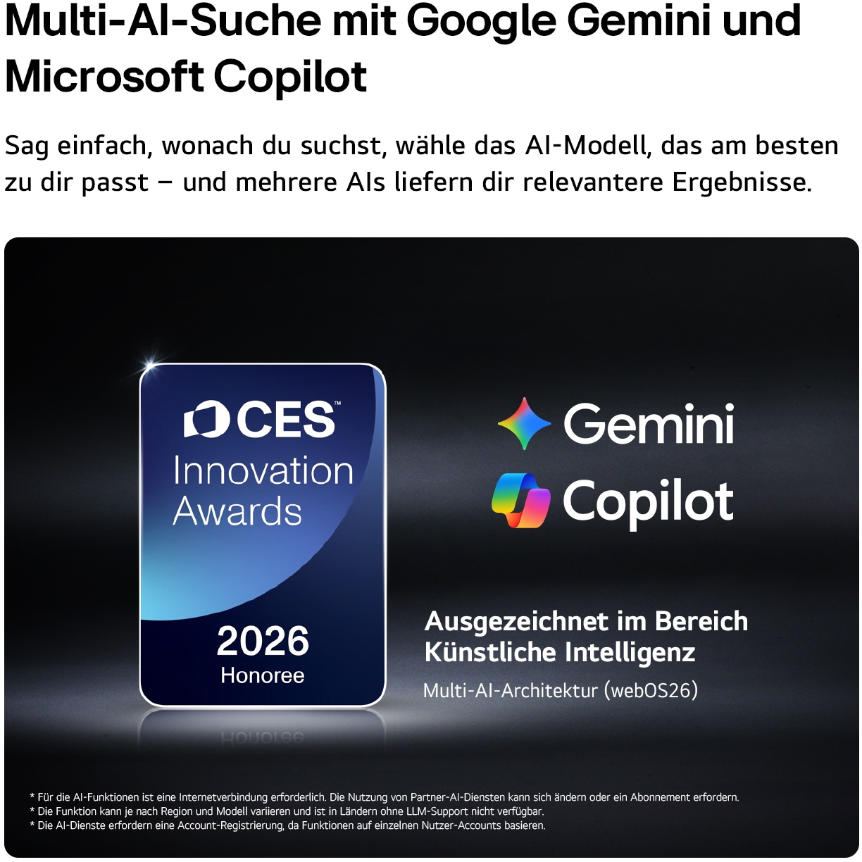 LG OLED-Fernseher »OLED55C68LA« 139 cm/55 ″ Smart-TV
