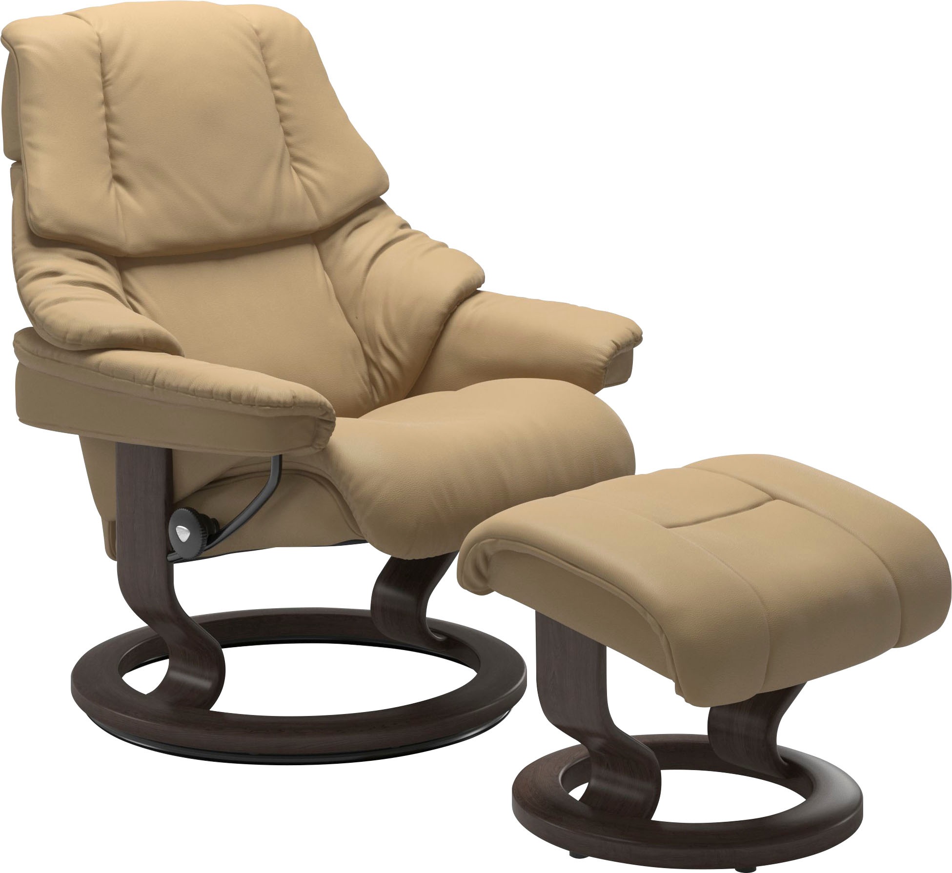 Stressless® Relaxsessel-Set »Reno«, mit Hocker, mit Classic Base, Größe S, M & L, Gestell Wenge