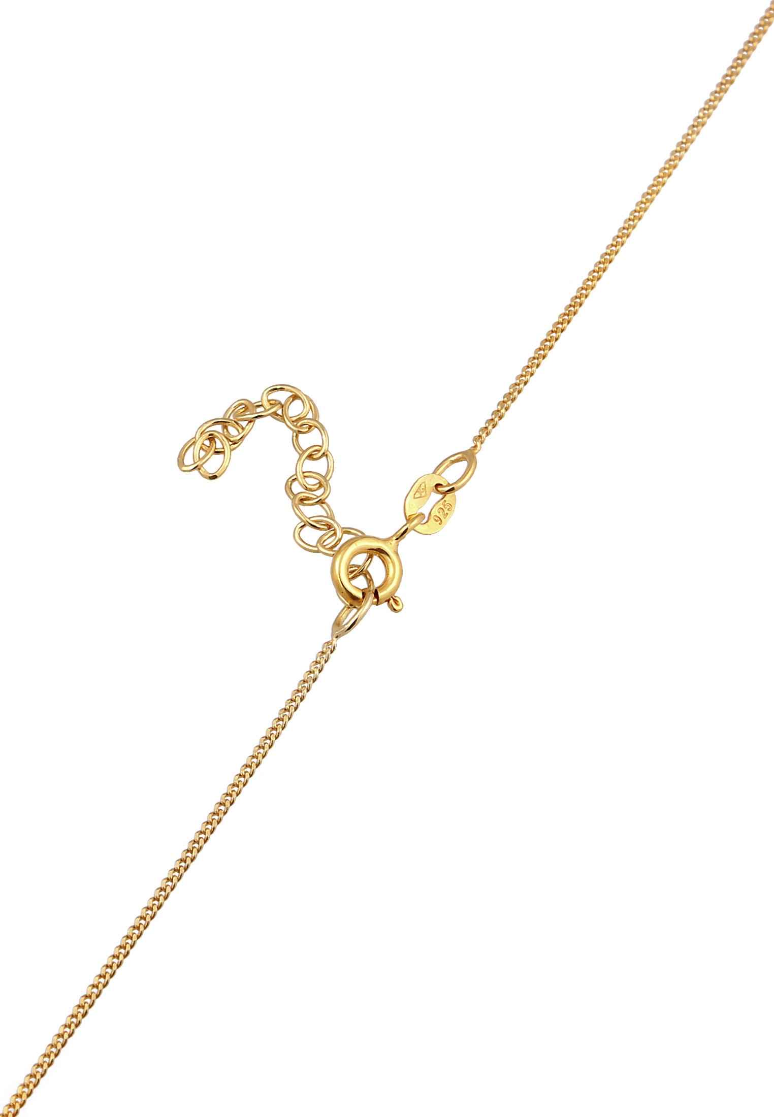 Elli Choker »Halskette Choker Kreis Plättchen Basic Coin 925 Silber«