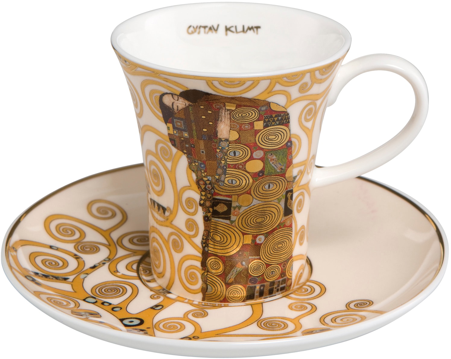 Goebel Espressotasse »Die Erfüllung«, von Gustav Klimt mit 3 Jahren XXL  Garantie