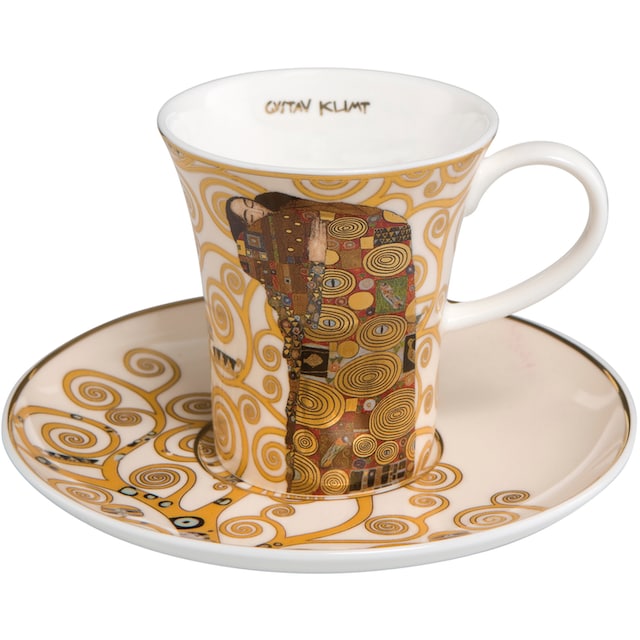 Goebel Espressotasse »Die Erfüllung«, von Gustav Klimt mit 3 Jahren XXL  Garantie