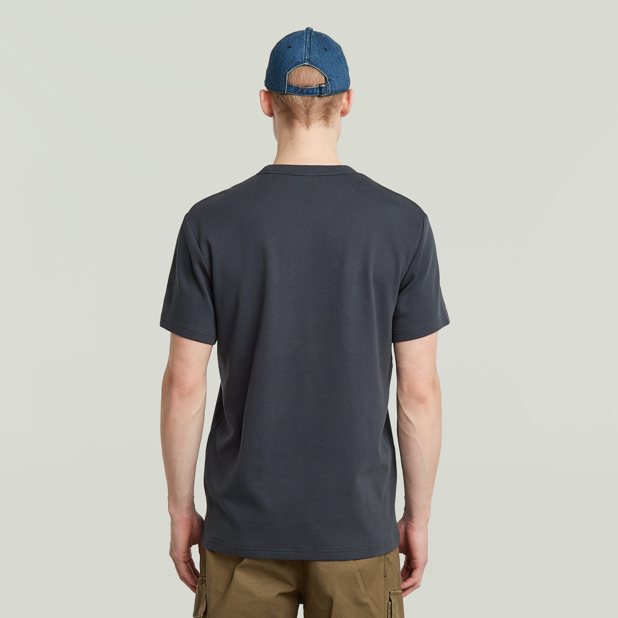 G-STAR T-Shirt »Nifous«, Rundhals, mit Rippeinsatz
