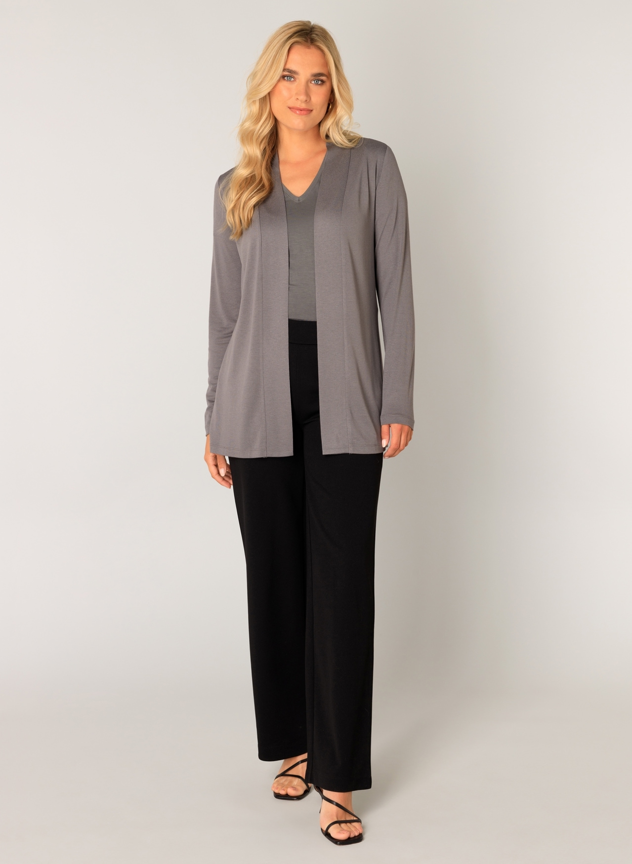 Base Level Strickjacke »Yayla« In elastischem Feinstrick