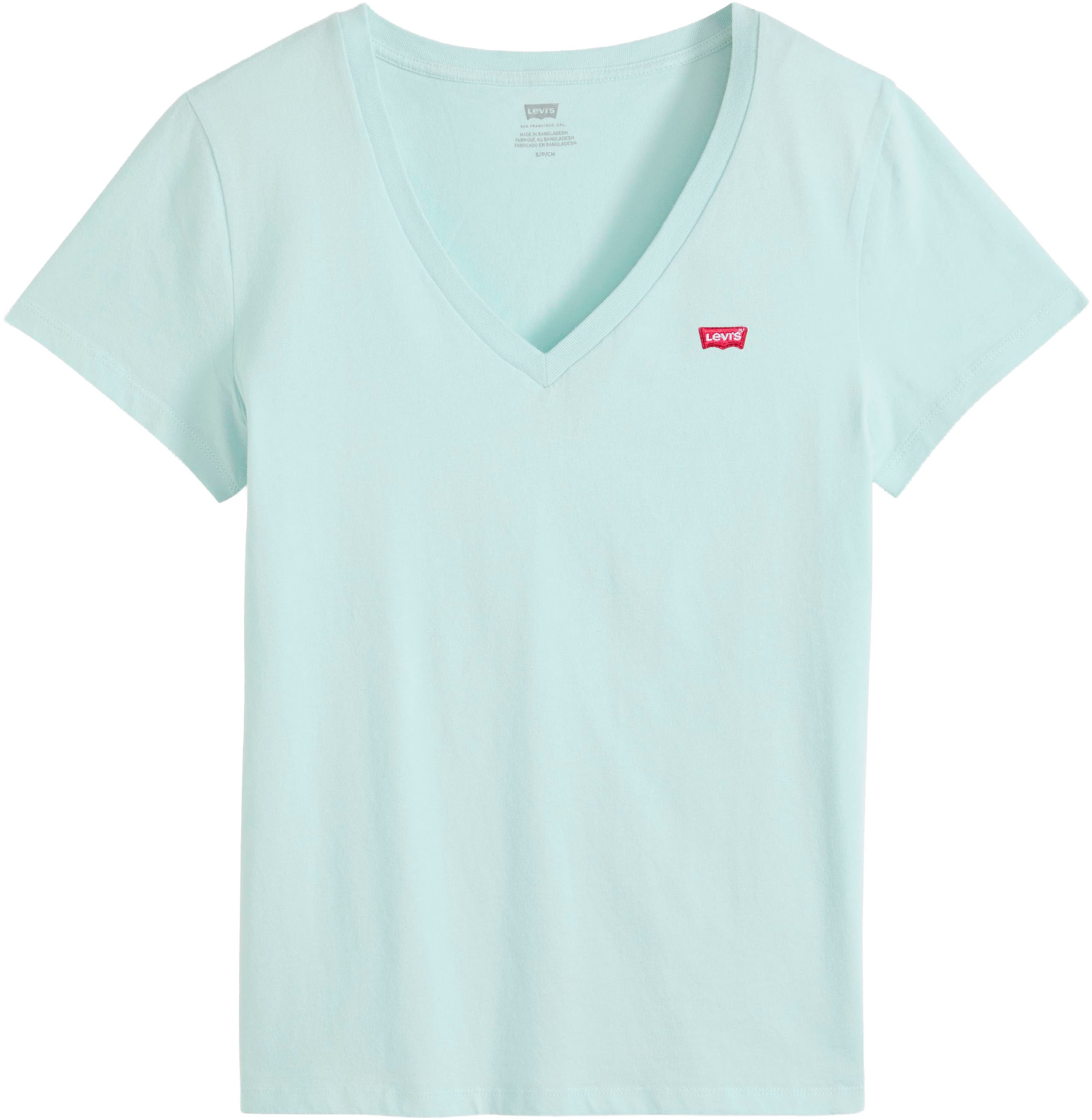 Levi's® V-Shirt »Perfect Tee« mit kleinem Batwing- Logo