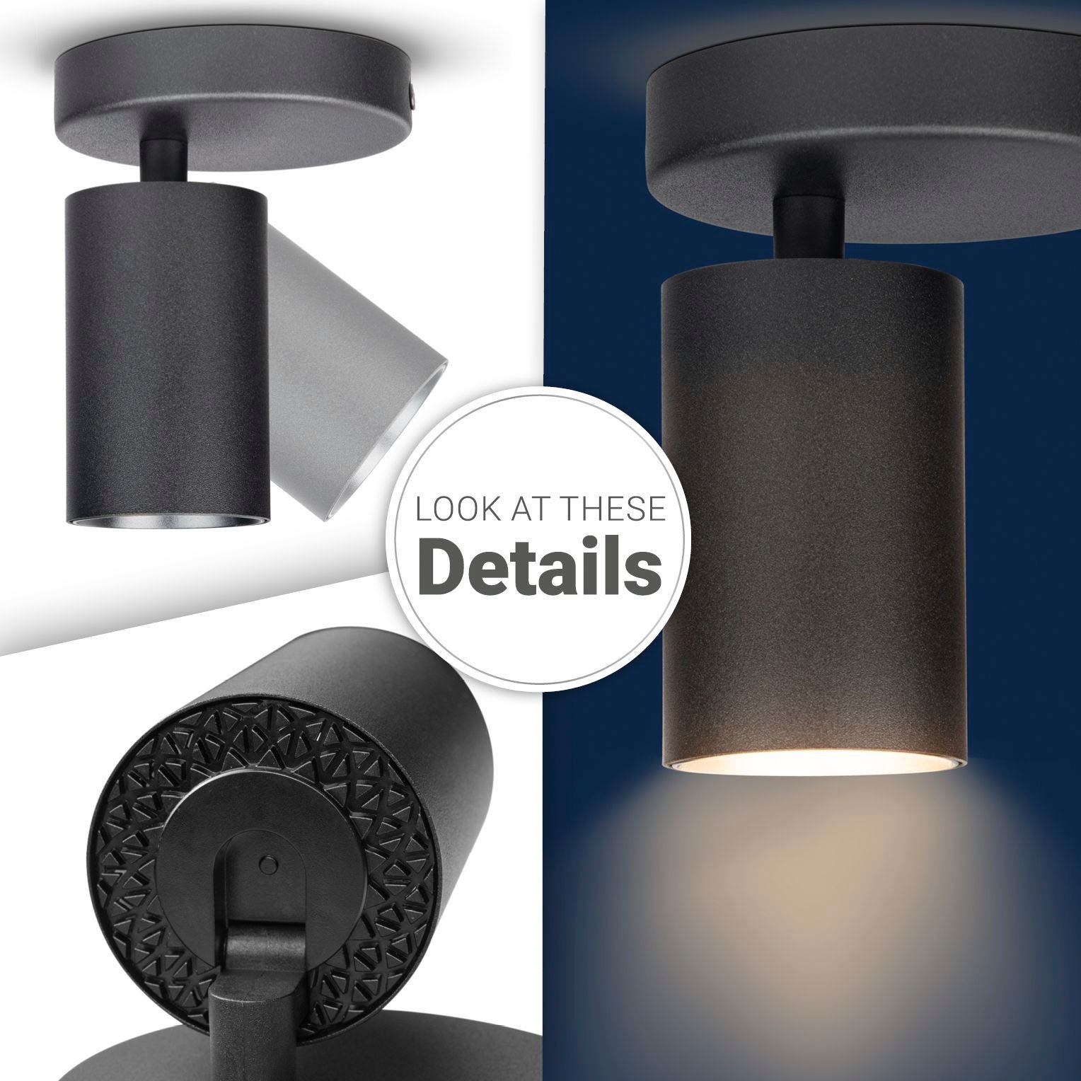 Paco Home Wandleuchte »TIMO RD« GU10