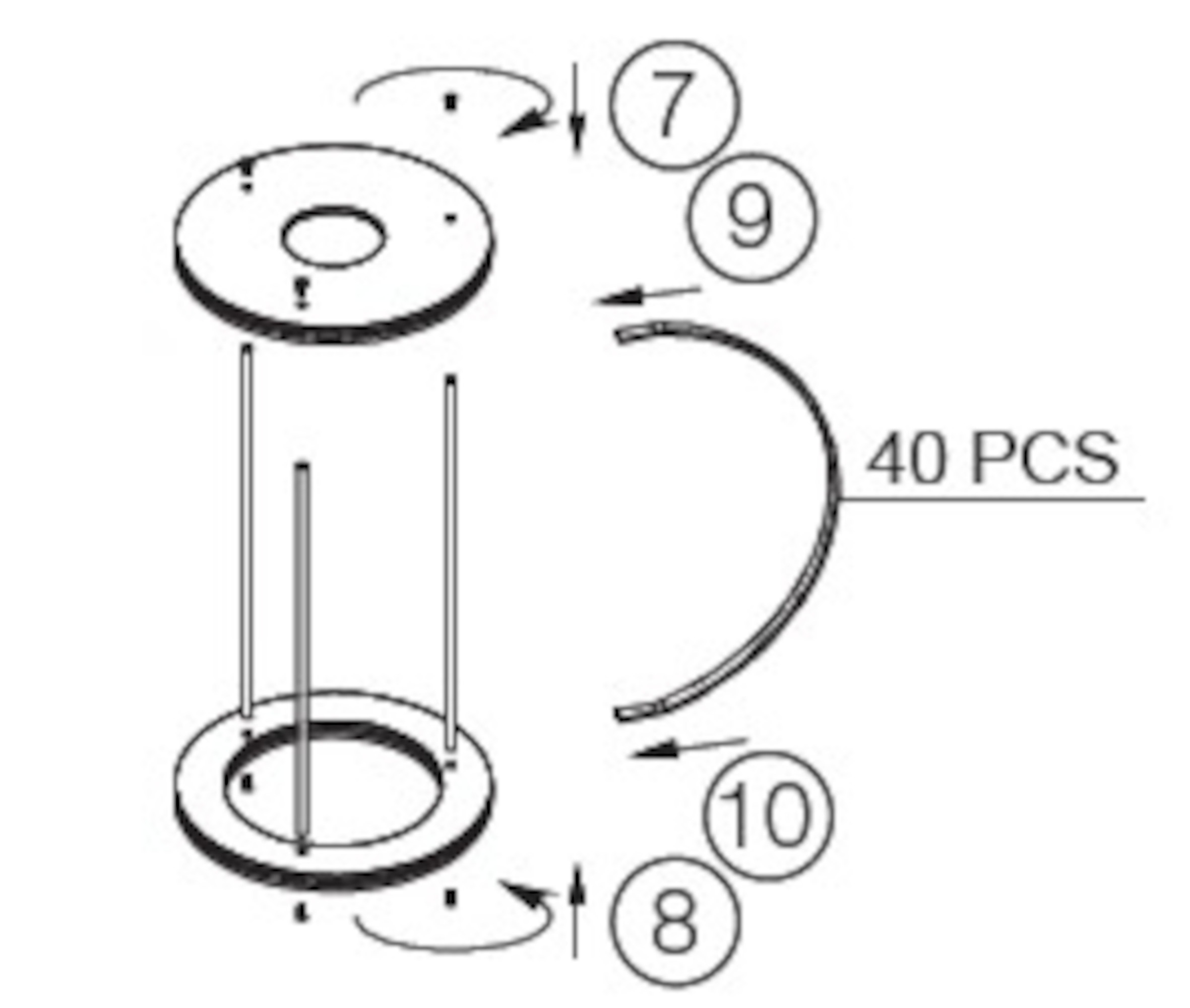 Brilliant Pendelleuchte »Enca« E27 1 Stk. 120 x 40 cm, E27, kürzbar, Bambus/Metall, natur/schwarz