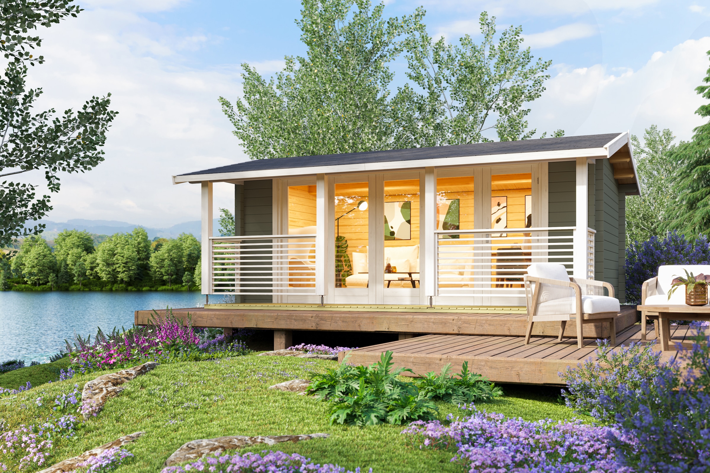Nordic Holz Gartenhaus »LYNDHURST«
