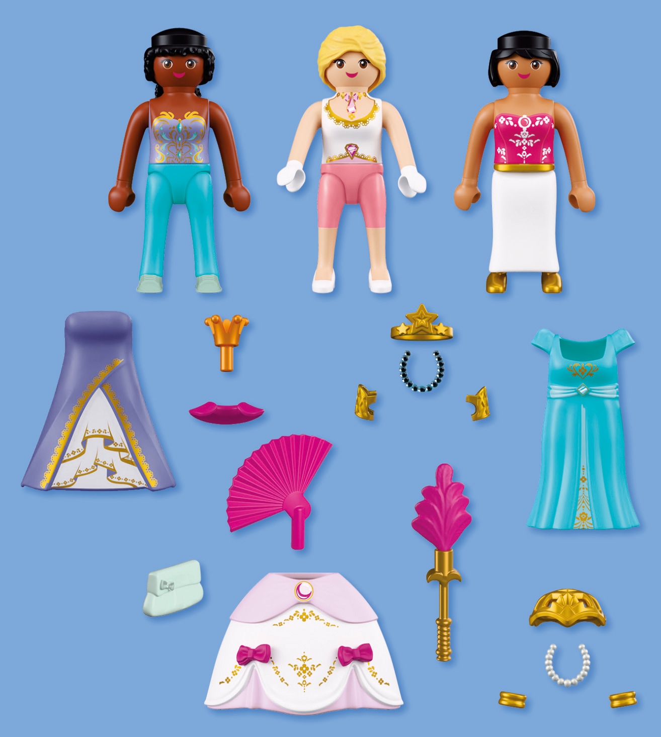 Playmobil® Konstruktions-Spielset »Drei Prinzessinnen (72055), Princess« Made in Europe