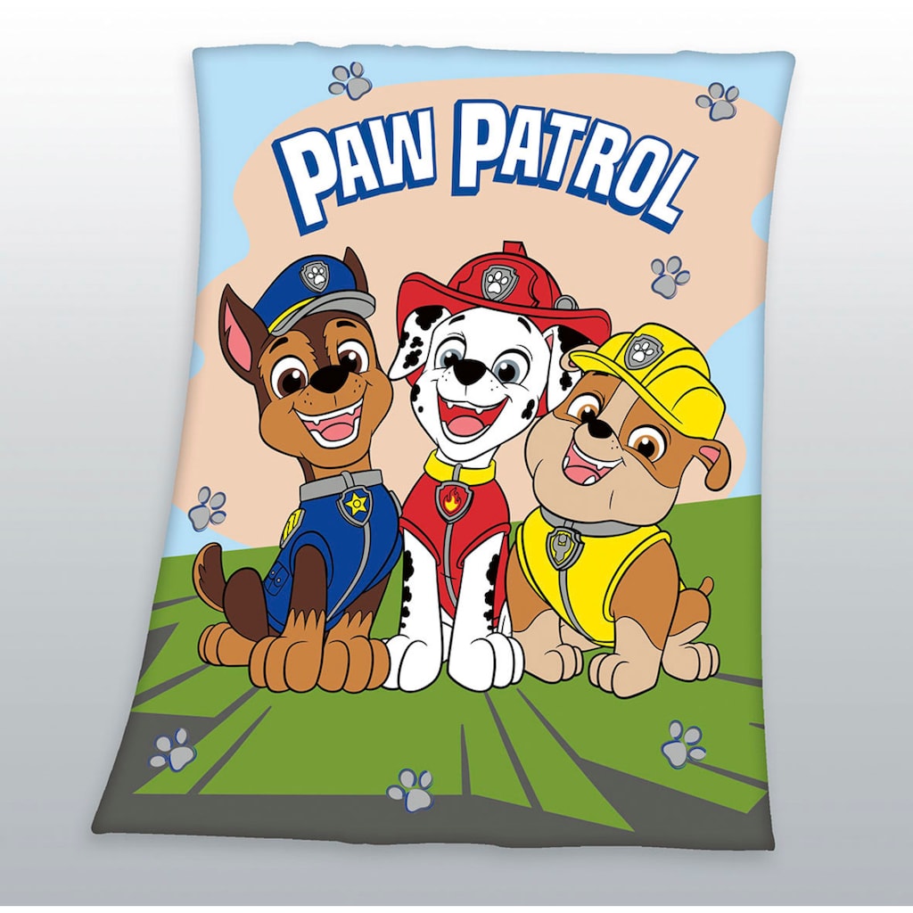 PAW PATROL Kinderdecke »Paw Patrol«, mit tollem Paw Patrol Motiv