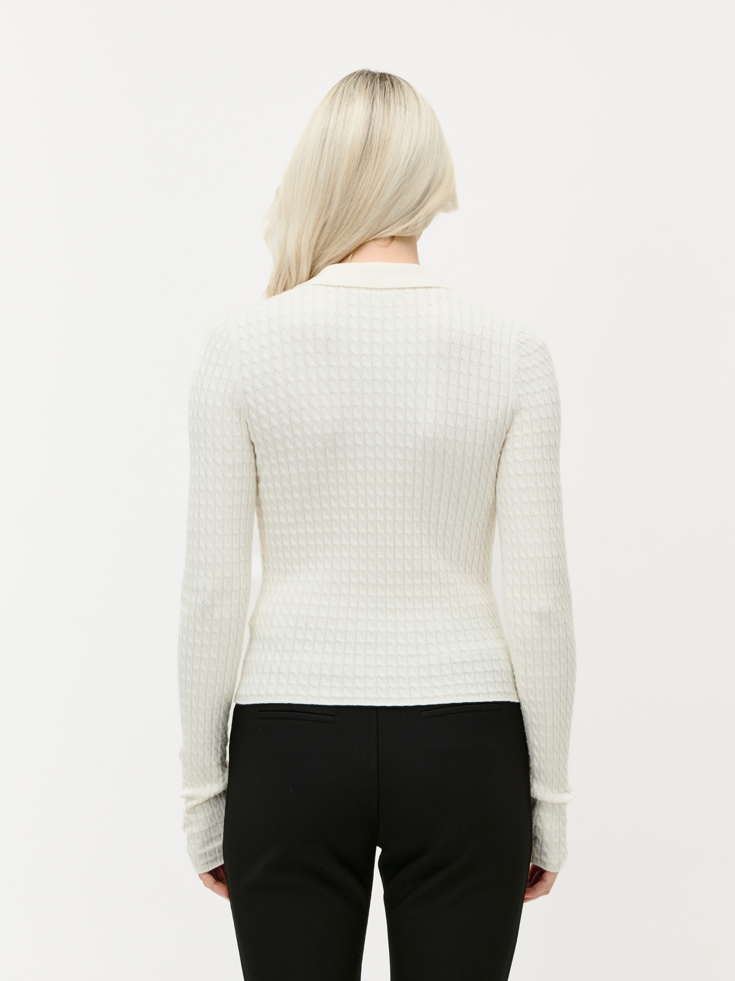 LeGer Polokragenpullover »Manolja, LeGer by Lena Gercke« mit Fake-Knopfleiste, schmale Passform