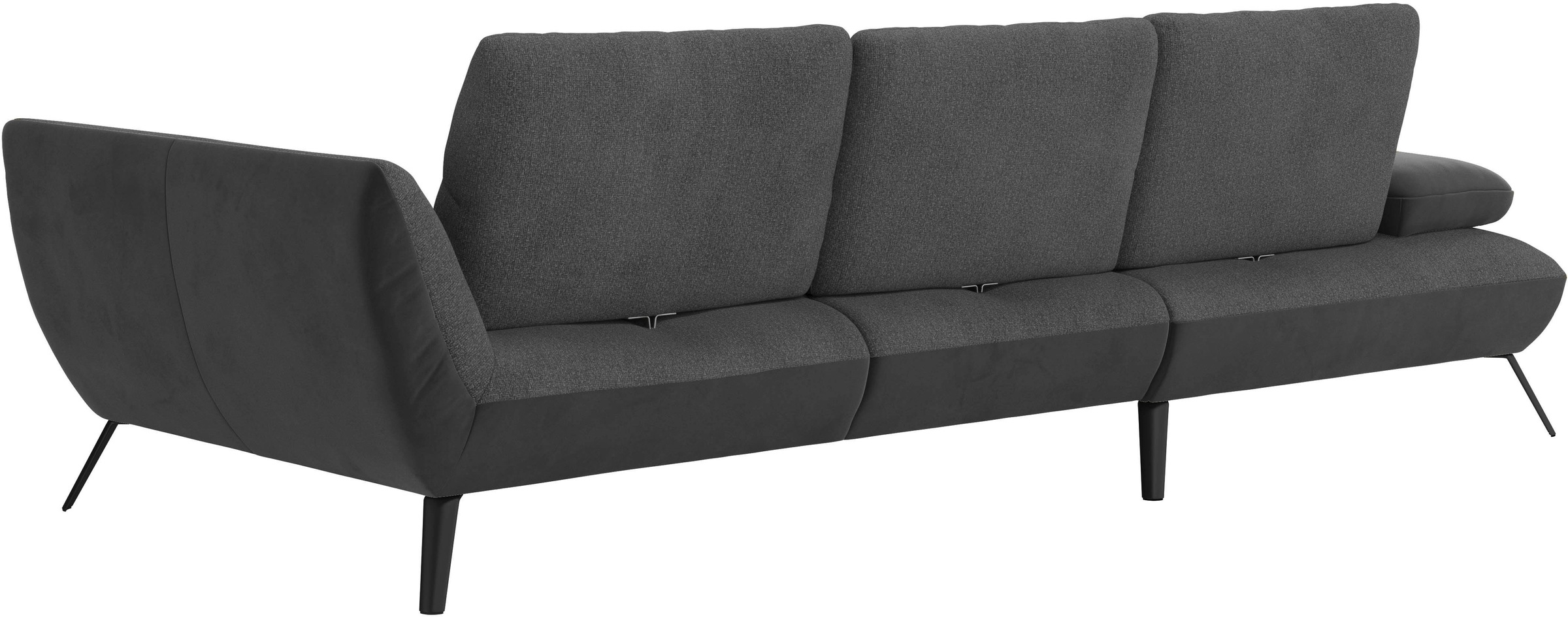 Places of Style Ecksofa »Mikado L-Form«, inkl. Sitztiefenverstellung und Armteilverstellung