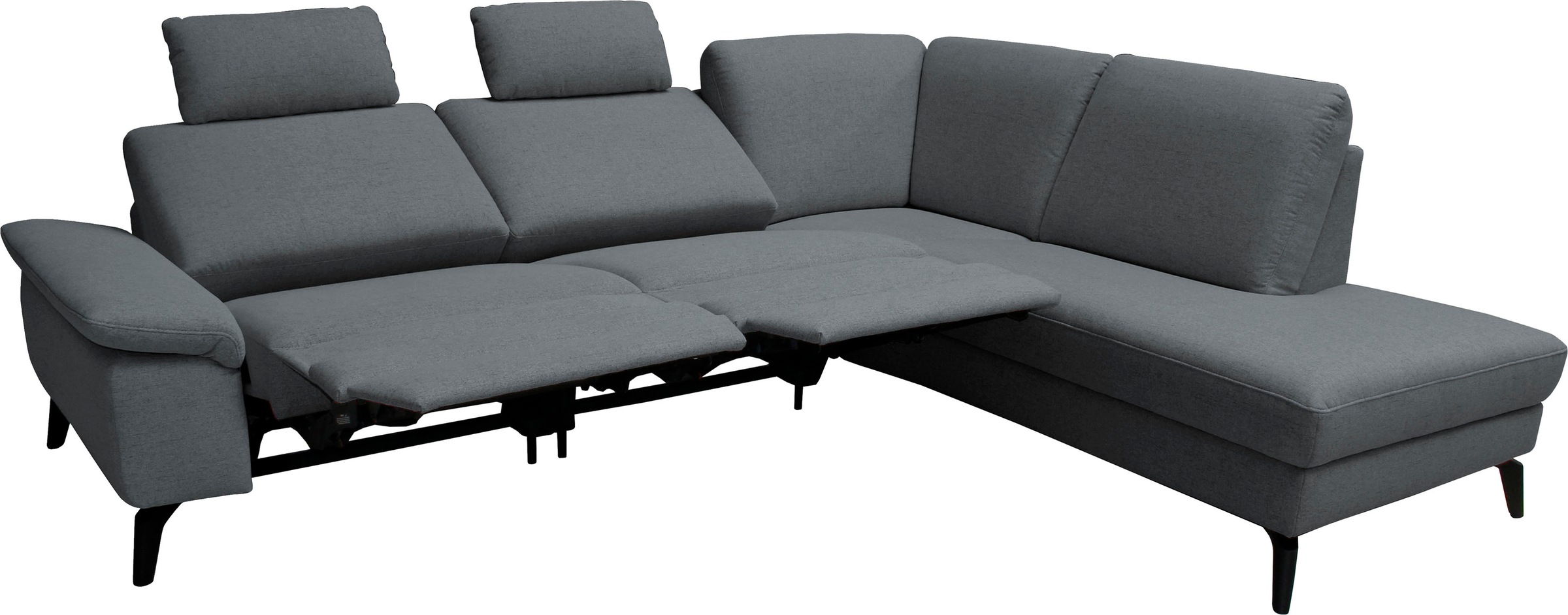 alina Ecksofa, inkl. Kopfstützen, wahlweise mit Relaxfunktion, Breite: 243 cm