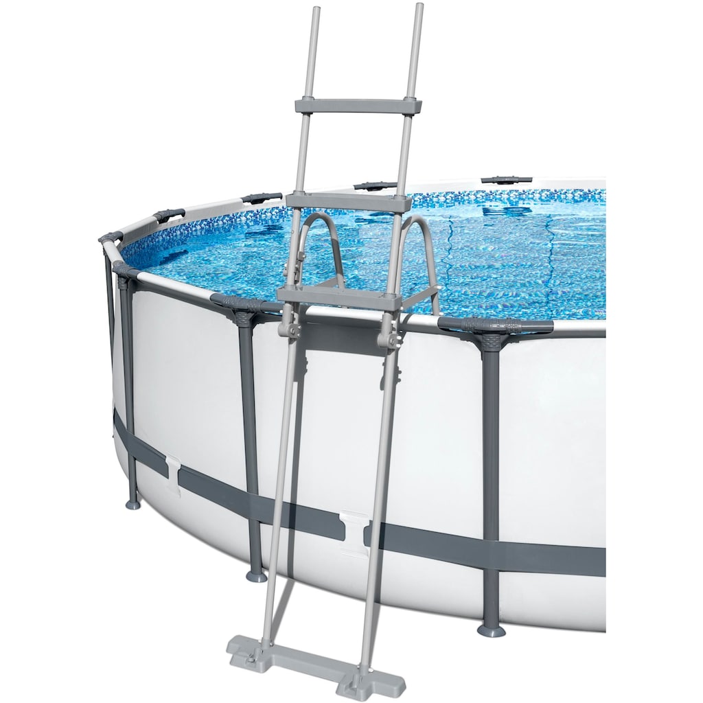 Bestway Pool-Sicherheitsleiter, für Pools bis 107 cm Höhe, 3 Stufen