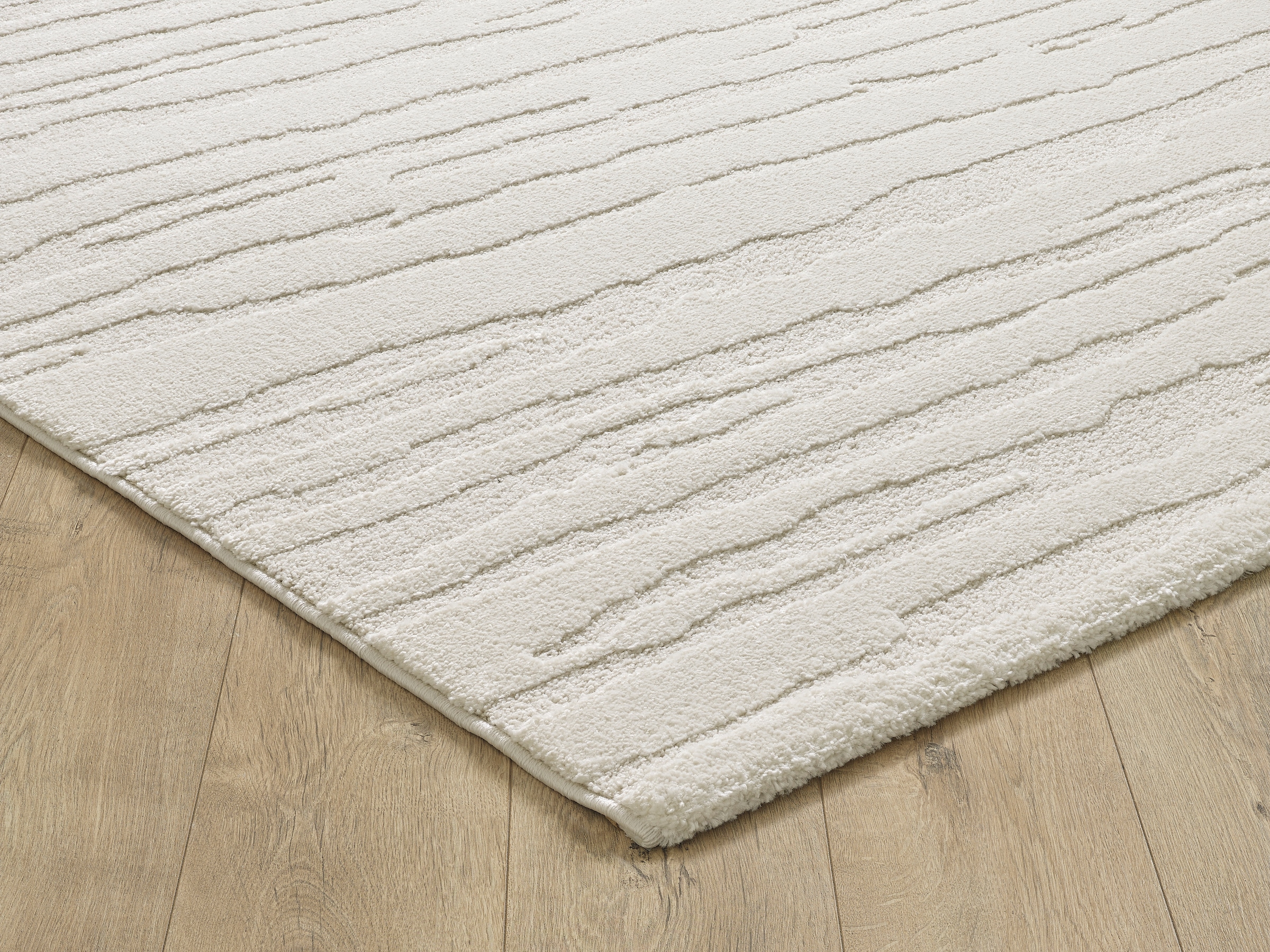 merinos Teppich »Elio 2« rechteckig 16 mm Höhe moderner Kurzflor Teppich mit Hoch-Tief-Effekt, 3D Effekt