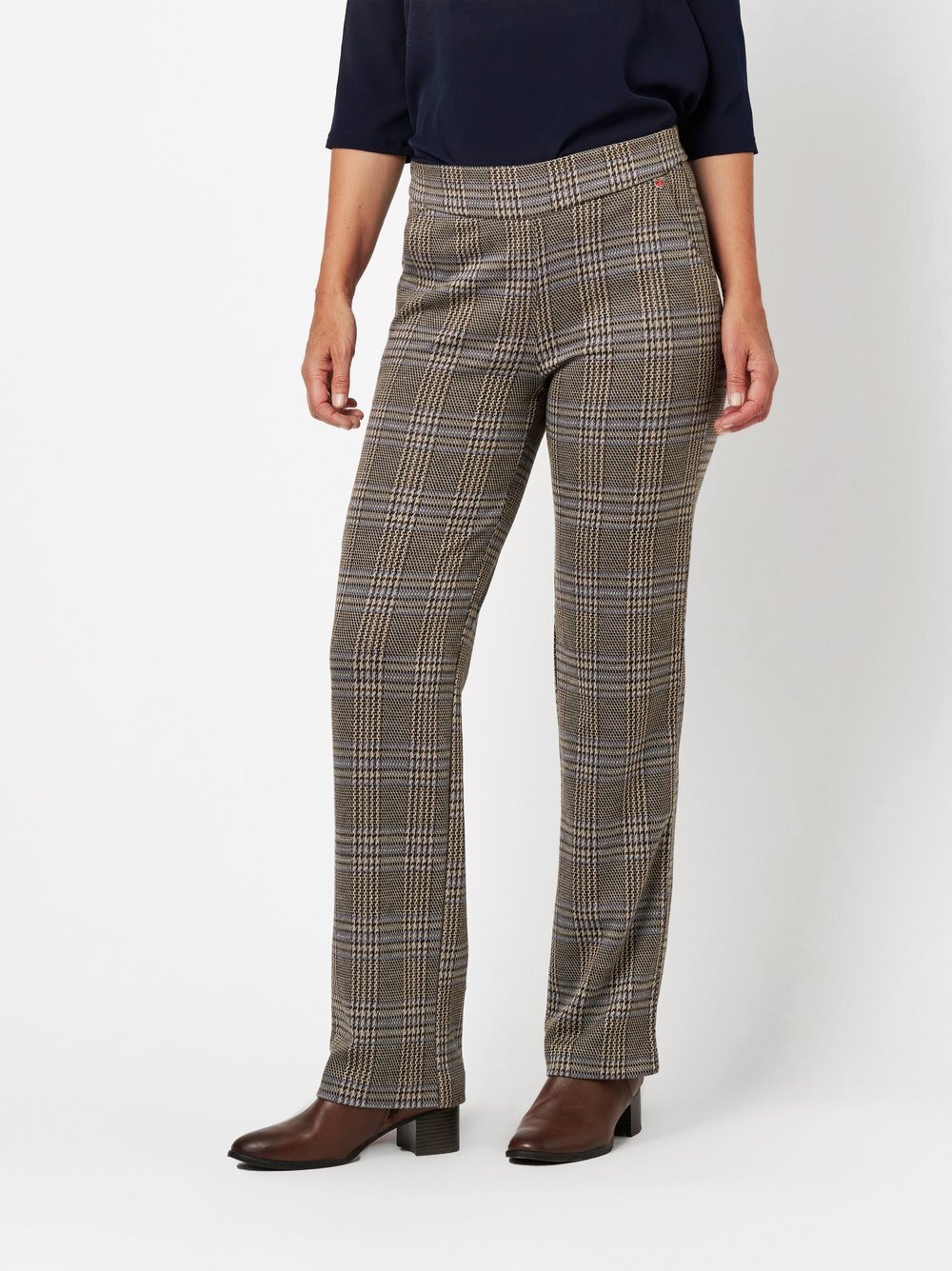 Relaxed Palazzohose »Scarlet Wide«  mit Karomuster