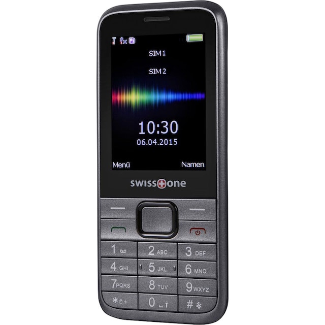 Swisstone Handy »SC 560«, dunkelgrau, 6,1 cm/2,4 Zoll, 1 MP Kamera ➥ 3  Jahre XXL Garantie | UNIVERSAL