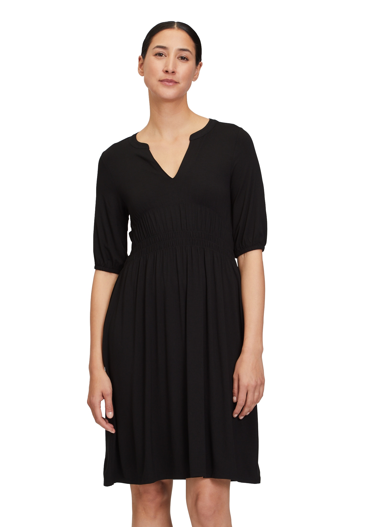 Cartoon Jerseykleid »Jerseykleid mit Raffung«