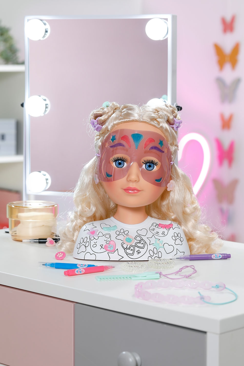 Baby Born Frisier- & Schminkkopf »Stylingkopf Kreativ« mit Zubehör