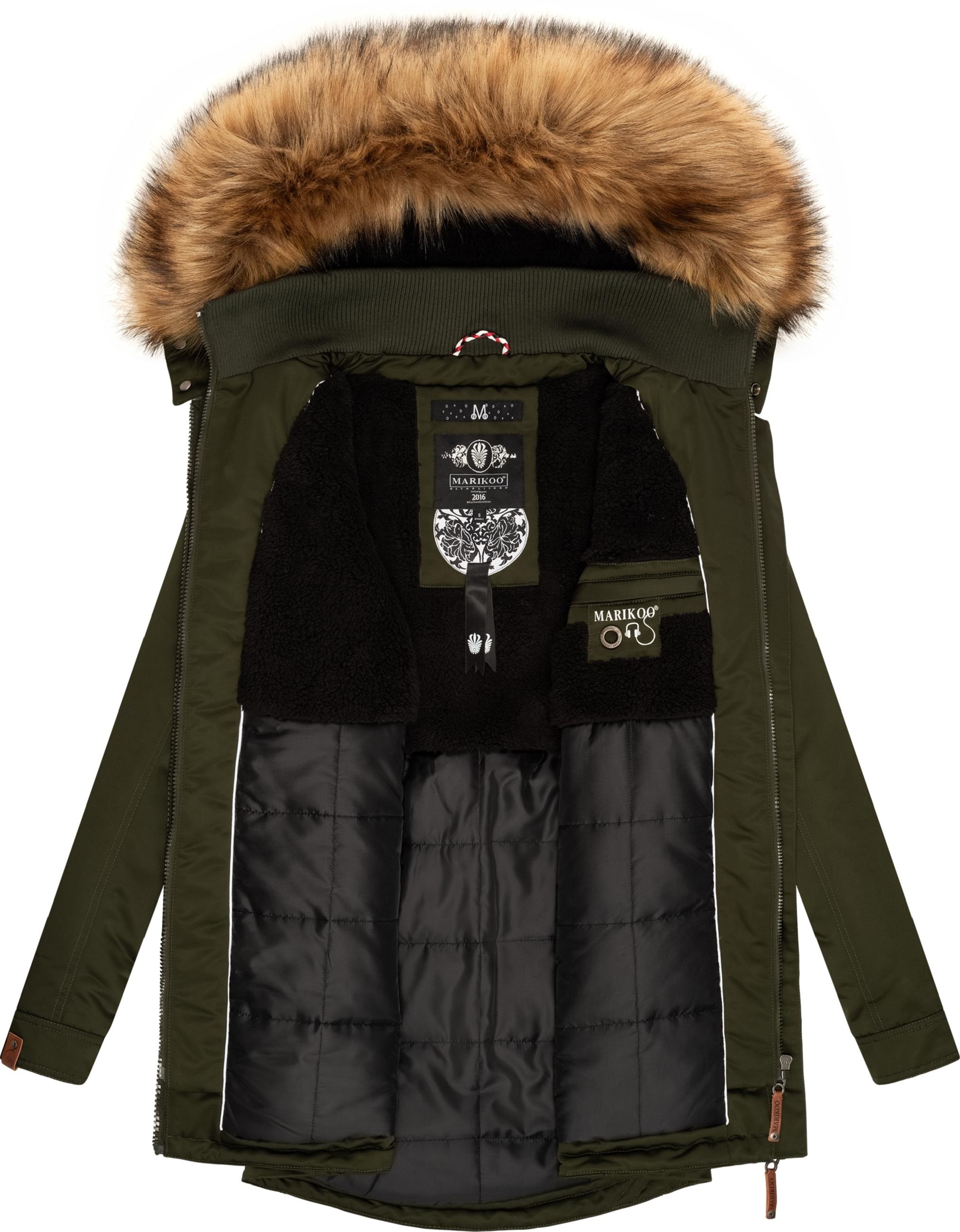 Marikoo Wintermantel »Wintermantel Sanakoo«