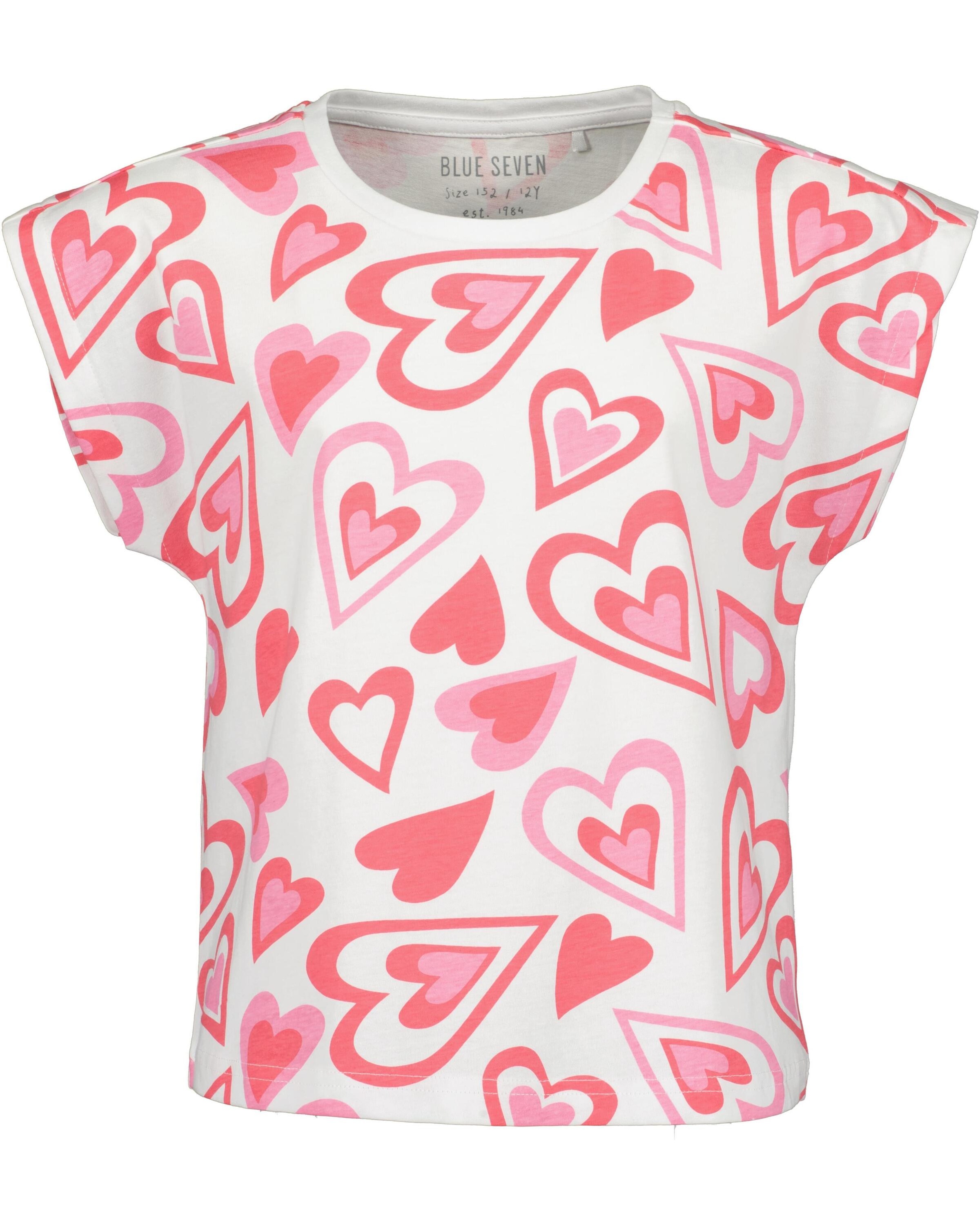 Blue Seven T-Shirt »Blue Seven Teenager Mädchen T-Shirts OPEN MIND - 2er Pack«, (2 tlg.)