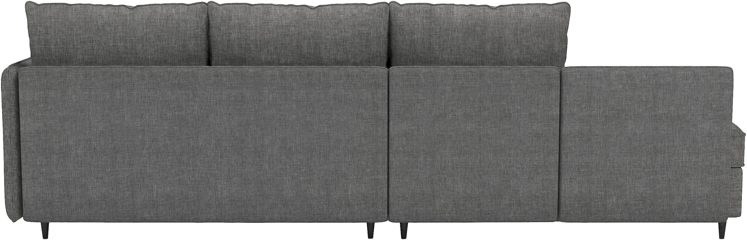 Dorel Home Ecksofa »LINDHUS, L-Form, verschiedene Stellvarianten, Loungesofa, Schlaf-Liege«, Wohnlandschaft, mit Recamiere, großer Bettkasten, Cord, Chenille