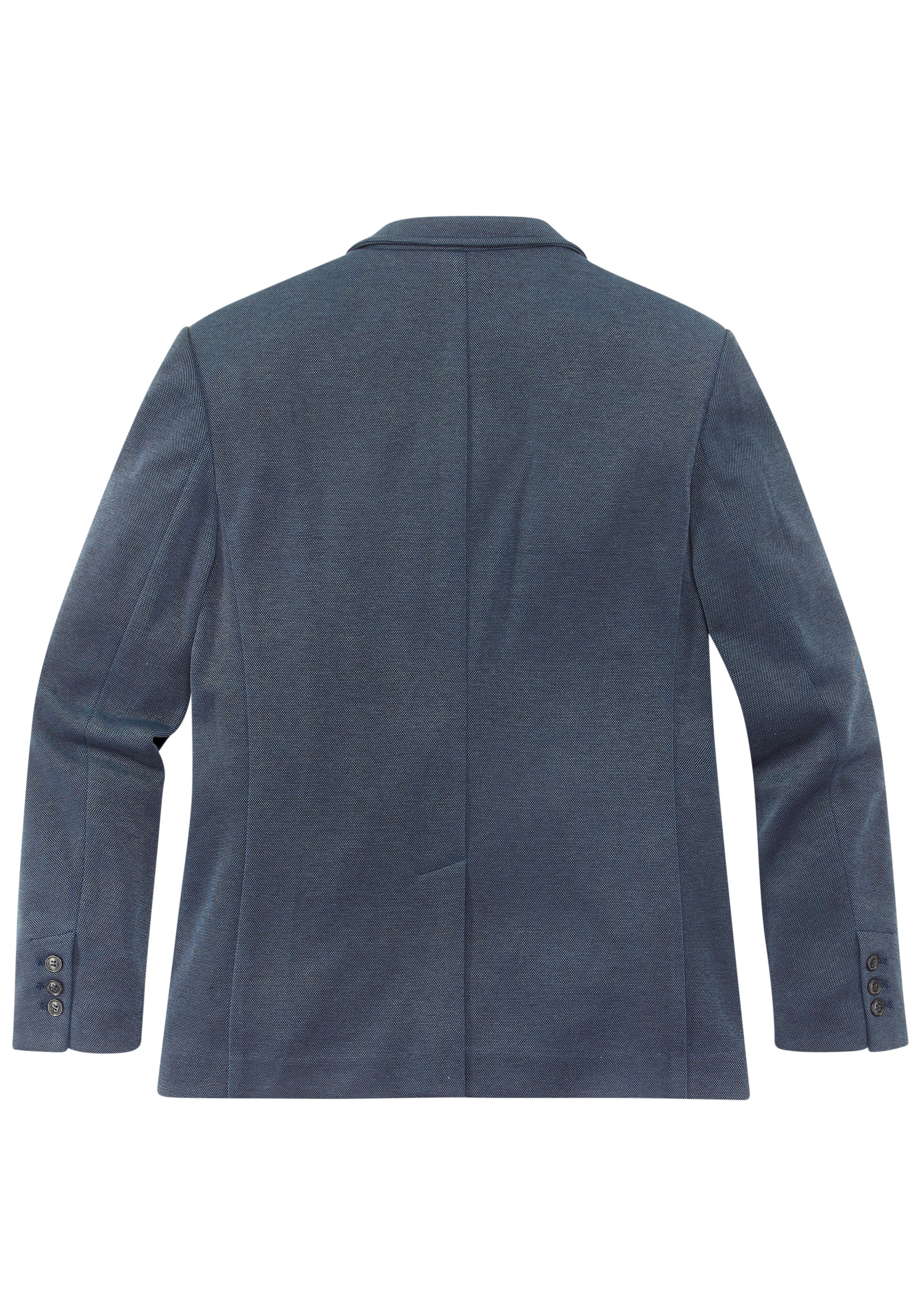 John Devin Sakko »aus elastischer Pikee-Qualität« lässiges Stretchsakko mit dezentem Muster