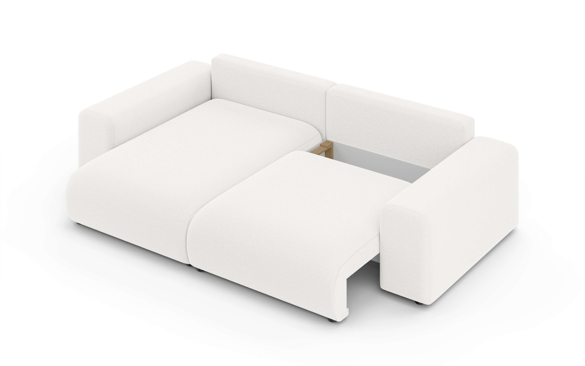 INOSIGN Ecksofa »LAKESIDE mit Bettfunktion und Bettkasten, B/T/H 257/166/84 cm«, L-Form, Recamiere beidseitig montierbar, Wellenunterfederung