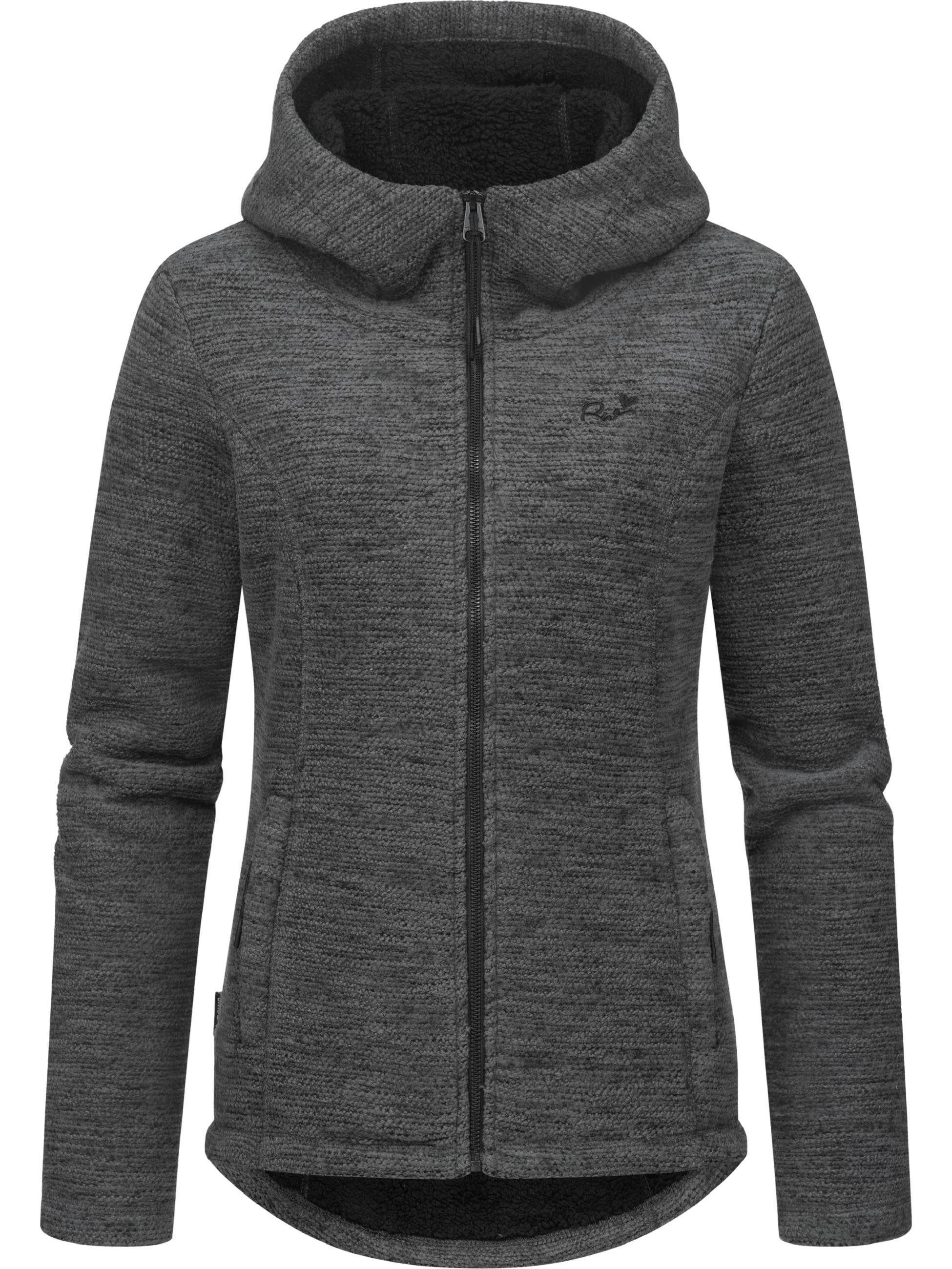 Ragwear Kapuzensweatjacke »Kapuzenstrickjacke Lyshka Melange«