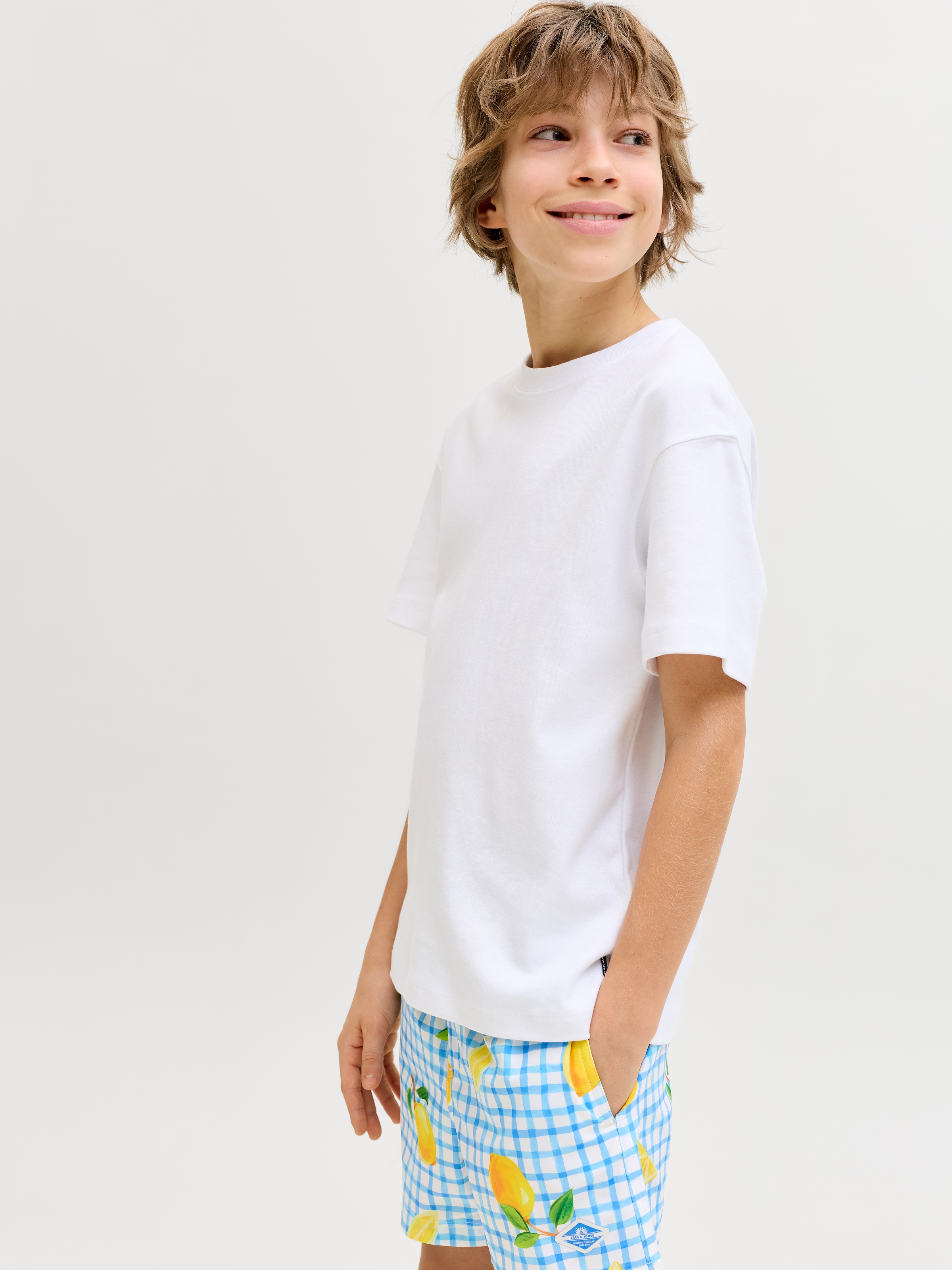 Jack & Jones Junior Badeshorts »JPSTMAUI VIBES NOVELTY AOP SWIM SH JNR«